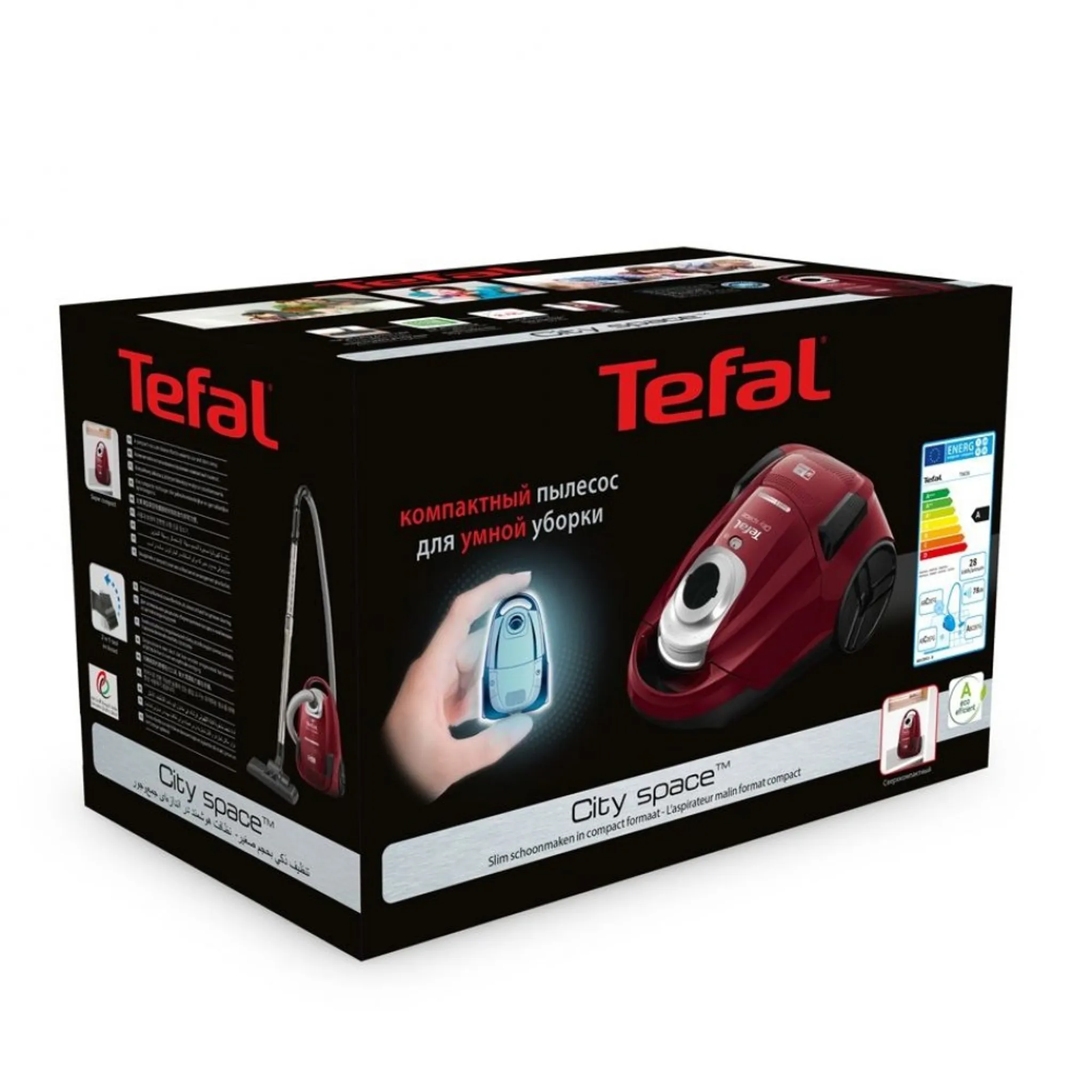 Пылесос с пылесборником Tefal City Space TW2643EA купить в официальном магазине