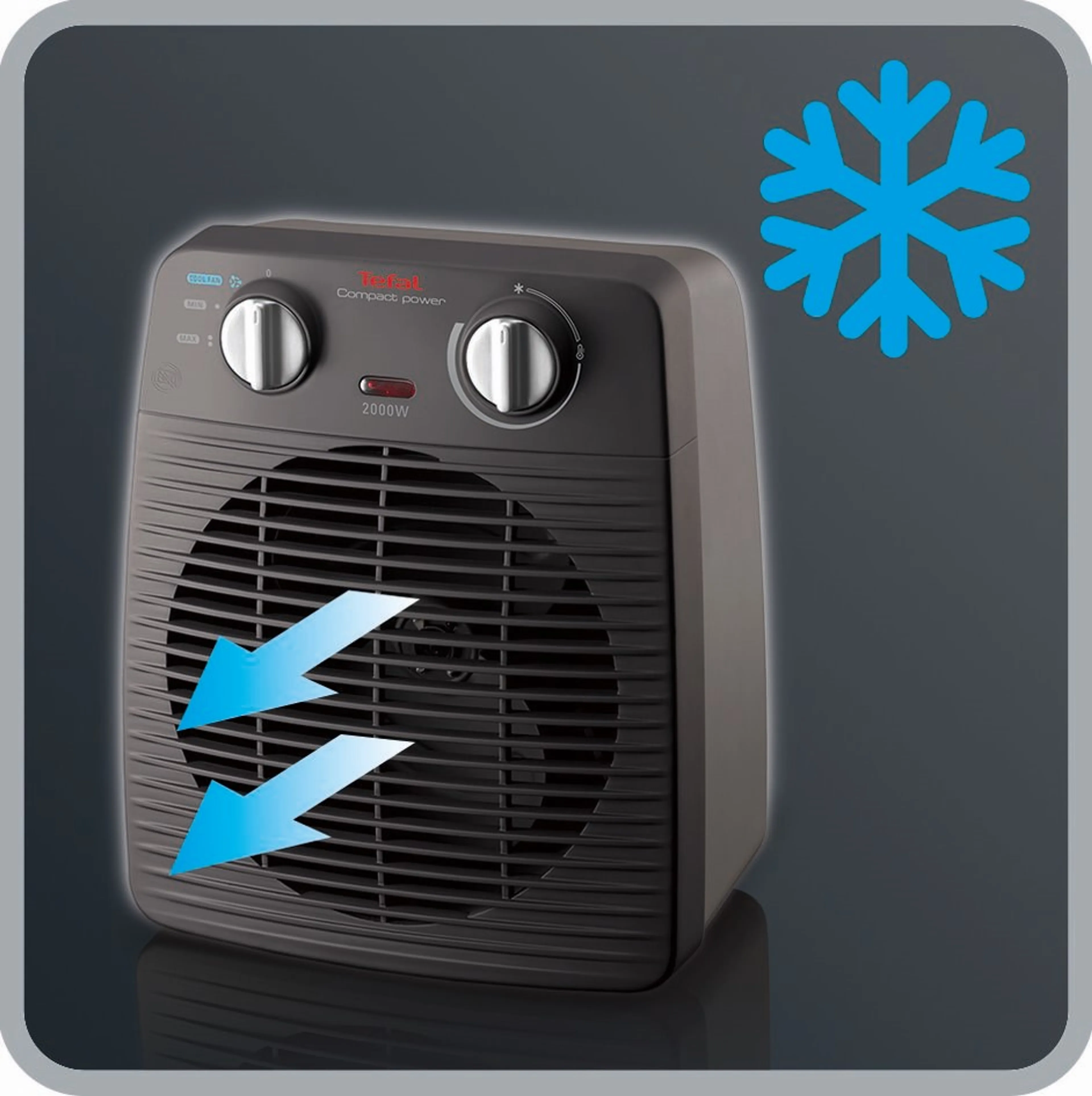 Тепловентилятор Tefal Compact Power SE2210F0