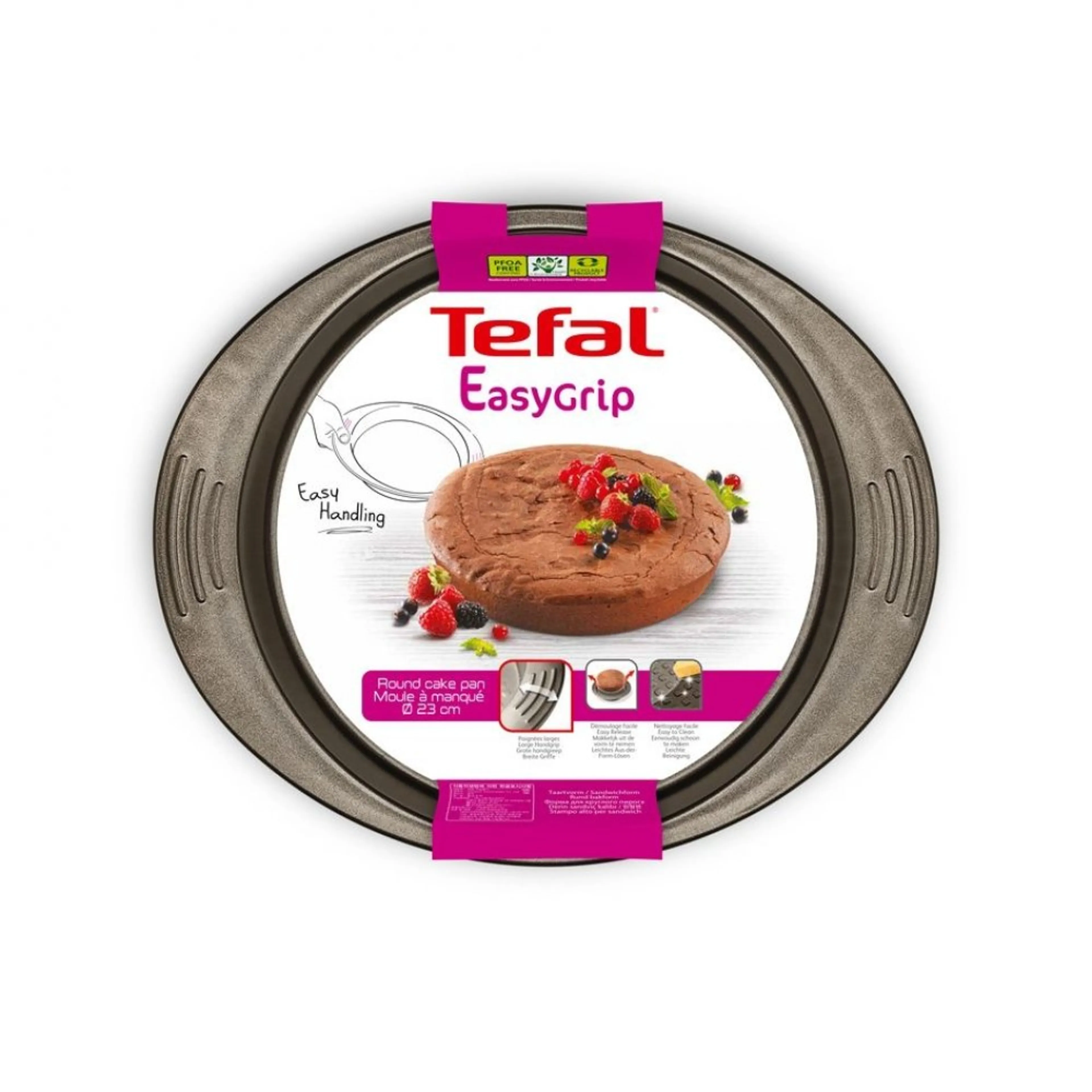 Форма для выпечки 23 см Tefal Easy Grip J1629614