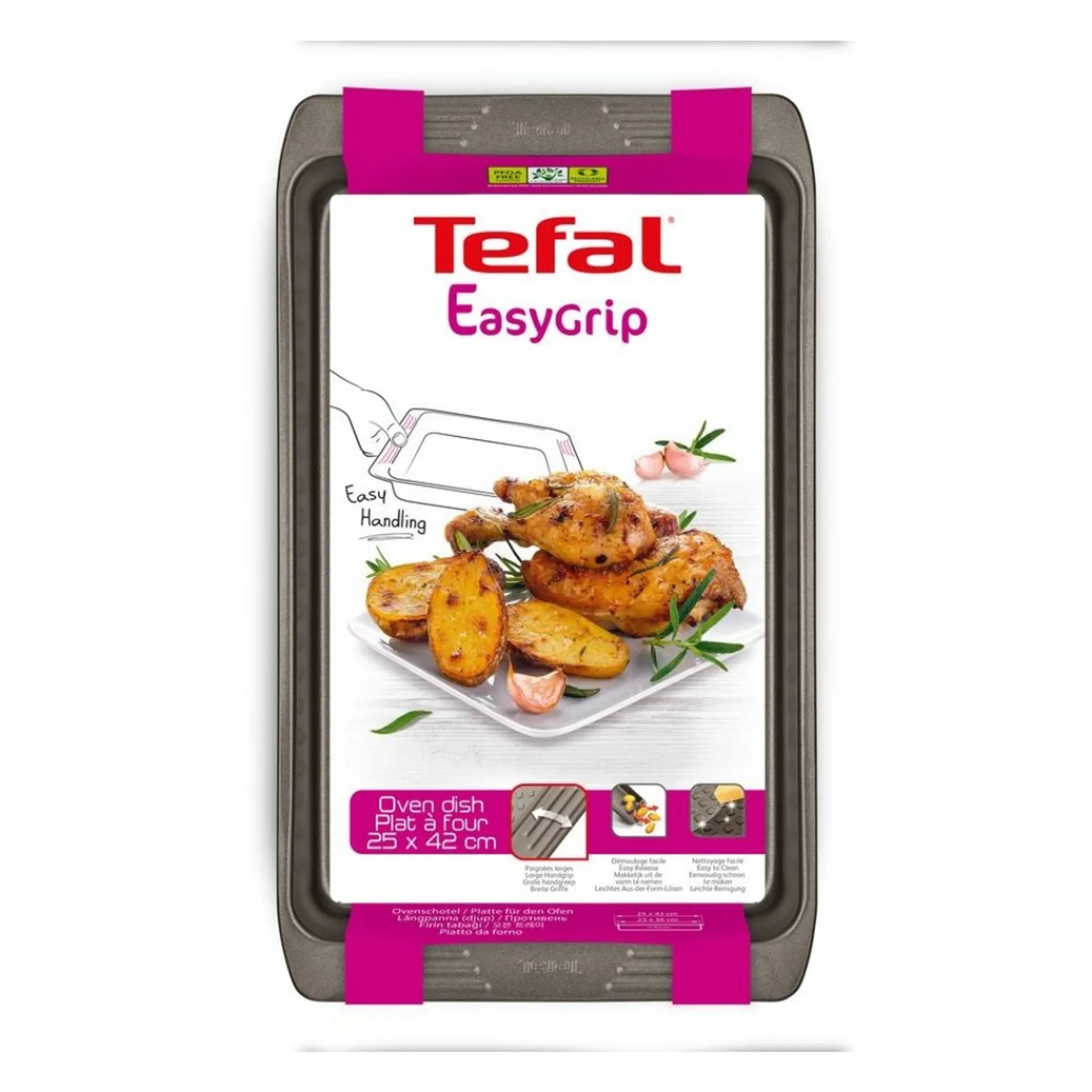 Противень для запекания Tefal Easy Grip J1627414 купить в официальном магазине