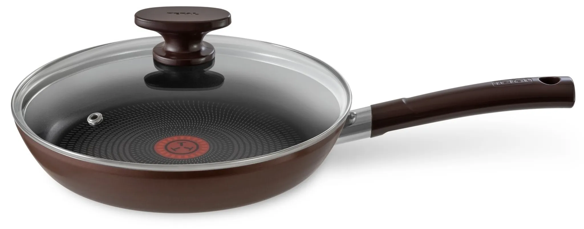 Сковорода с крышкой Tefal Tendance Brownie 28 см 04182928 фото