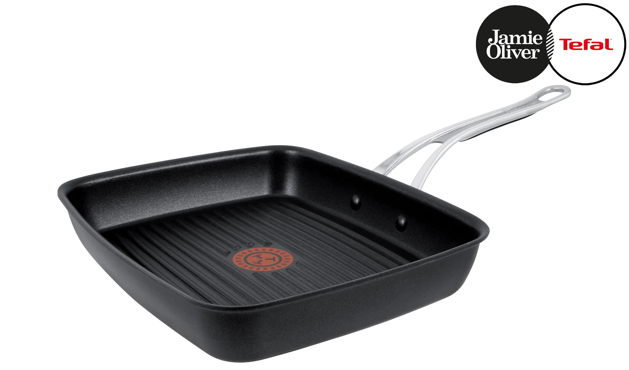 Сковорода-гриль квадратная Tefal Jamie Oliver 23х27 см E2114173 фото