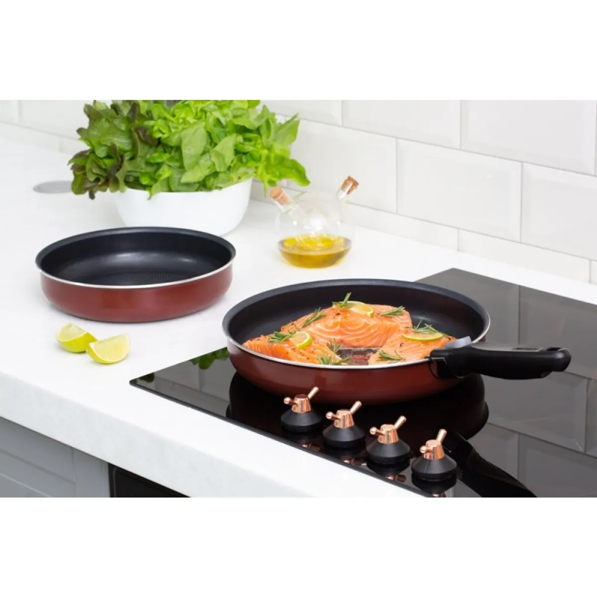 Набор посуды Tefal Ingenio Red 3 3 предмета 24/28см 04154820