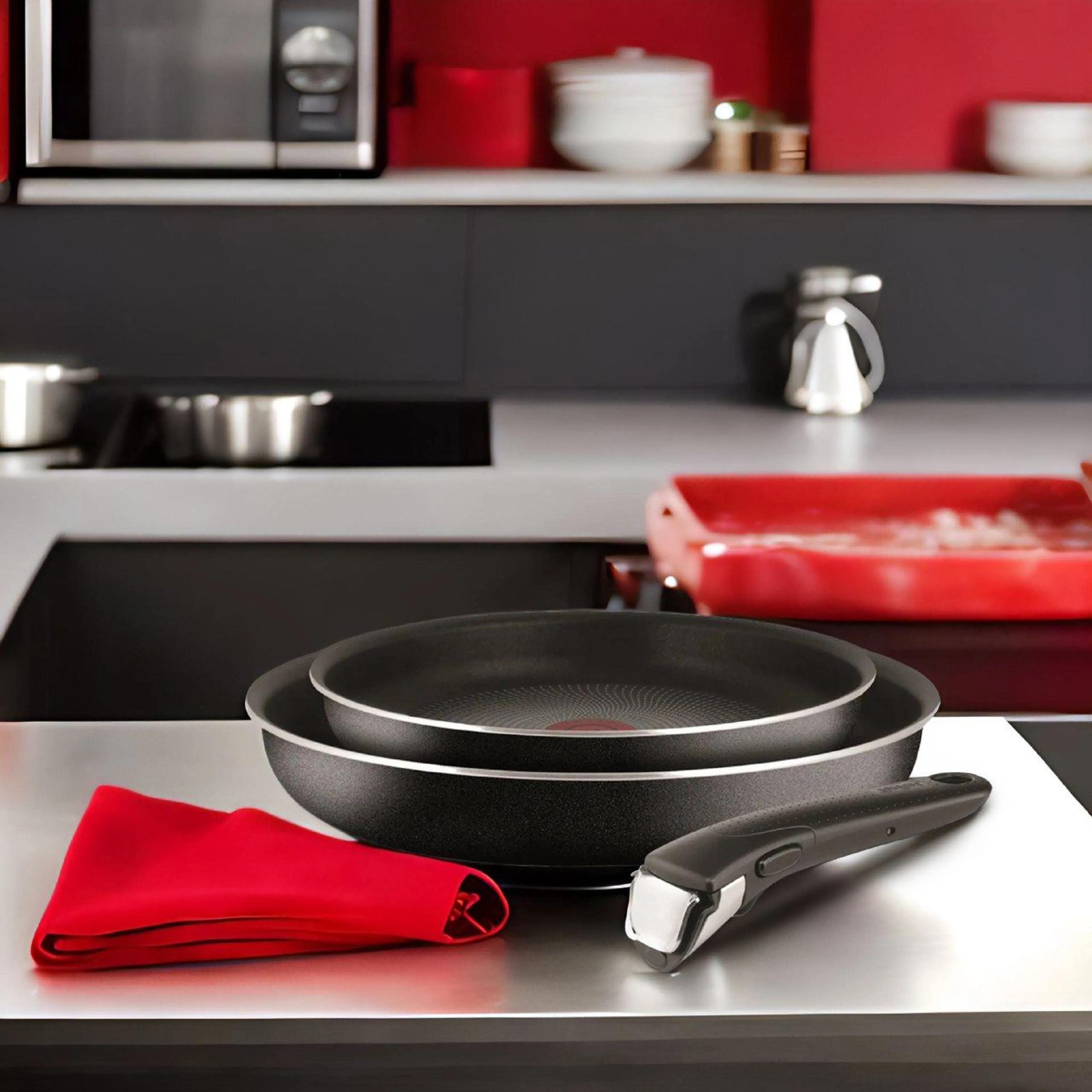 Набор сковород Tefal Ingenio BLACK 5 3 предмета 22/26см 04181810