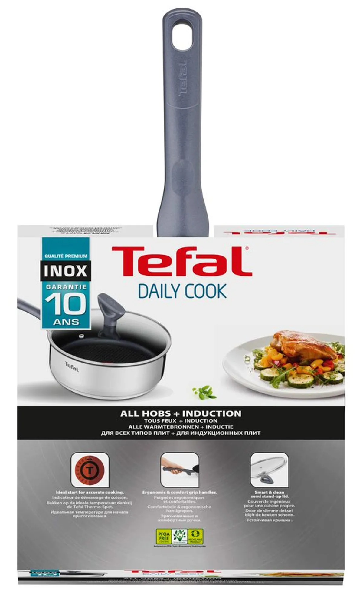 Сотейник с крышкой Tefal Daily Cook 24 см G7133214