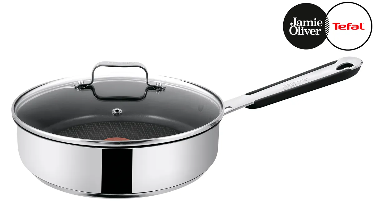 Сотейник с крышкой Tefal Jamie Oliver 25 см E7633314 фото