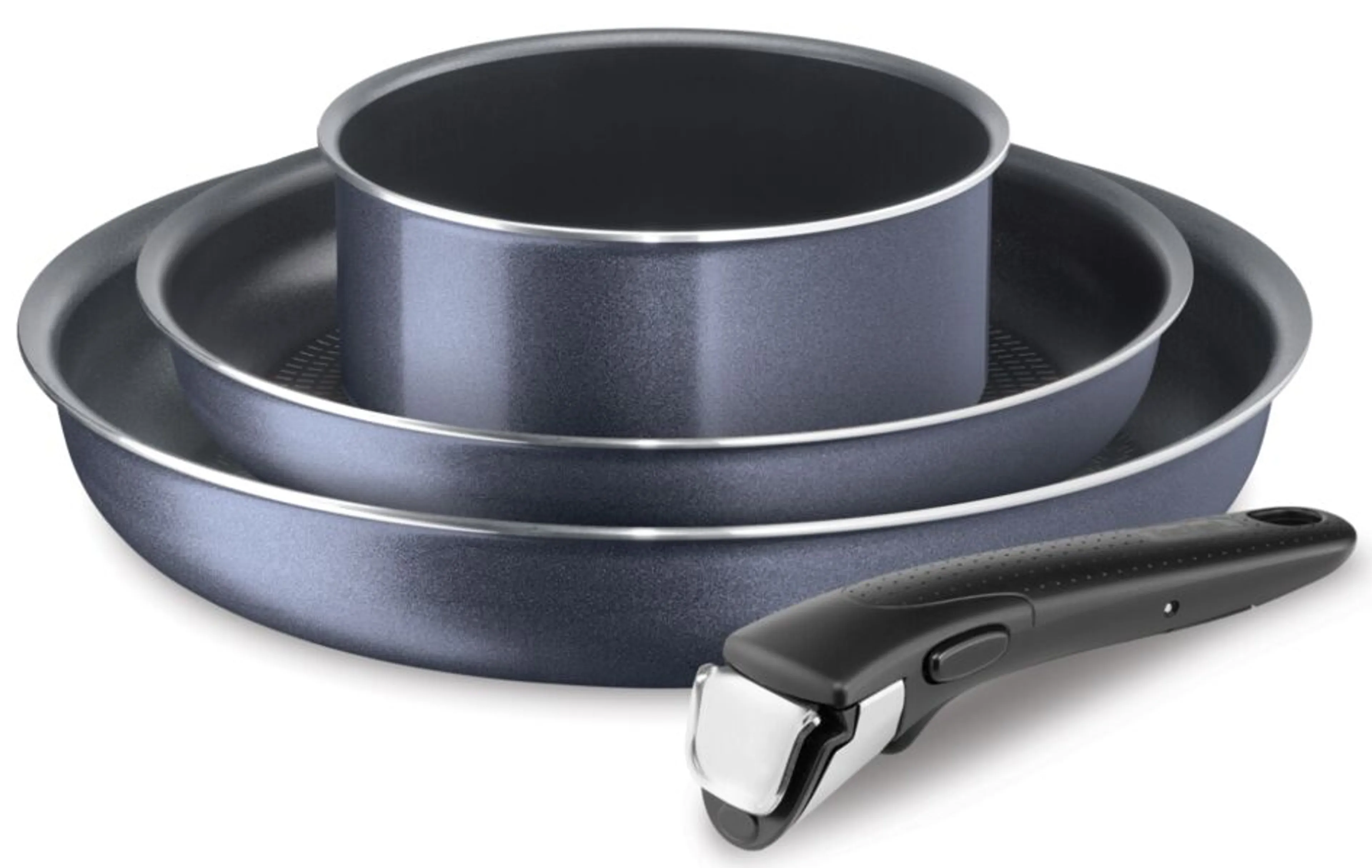Набор посуды Tefal Ingenio Twinkle Grey 4 предмета 16/22/26см 04180850 фото
