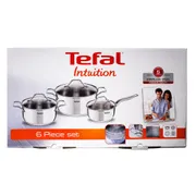 Набор посуды Tefal Intuition 6 предметов 1,3/2,9/4,9л 16/20/24см A702S685