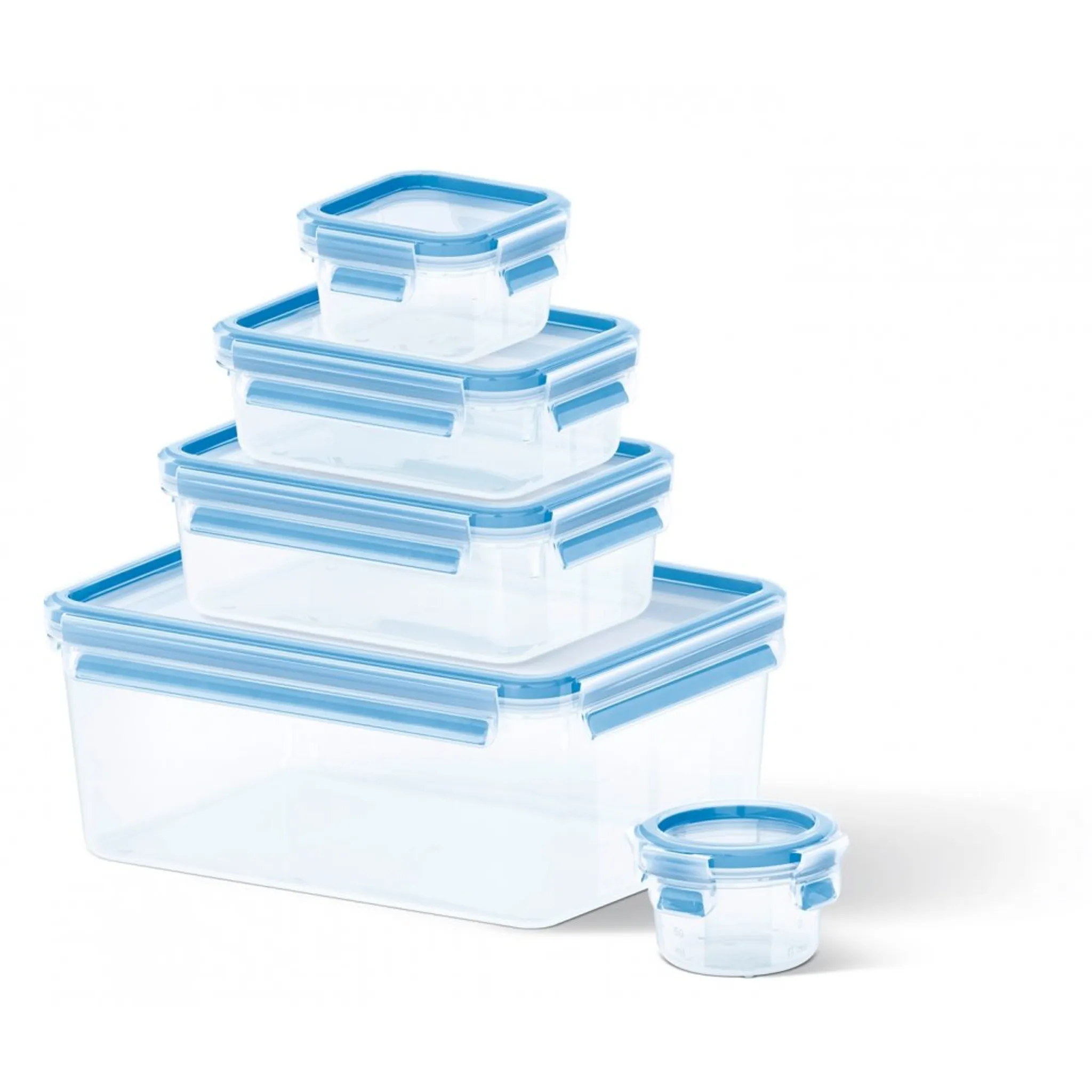 Набор из 5 контейнер Tefal CLIP&CLOSE 0.15/0.25/0.55/1/3.7л K3029012 фото