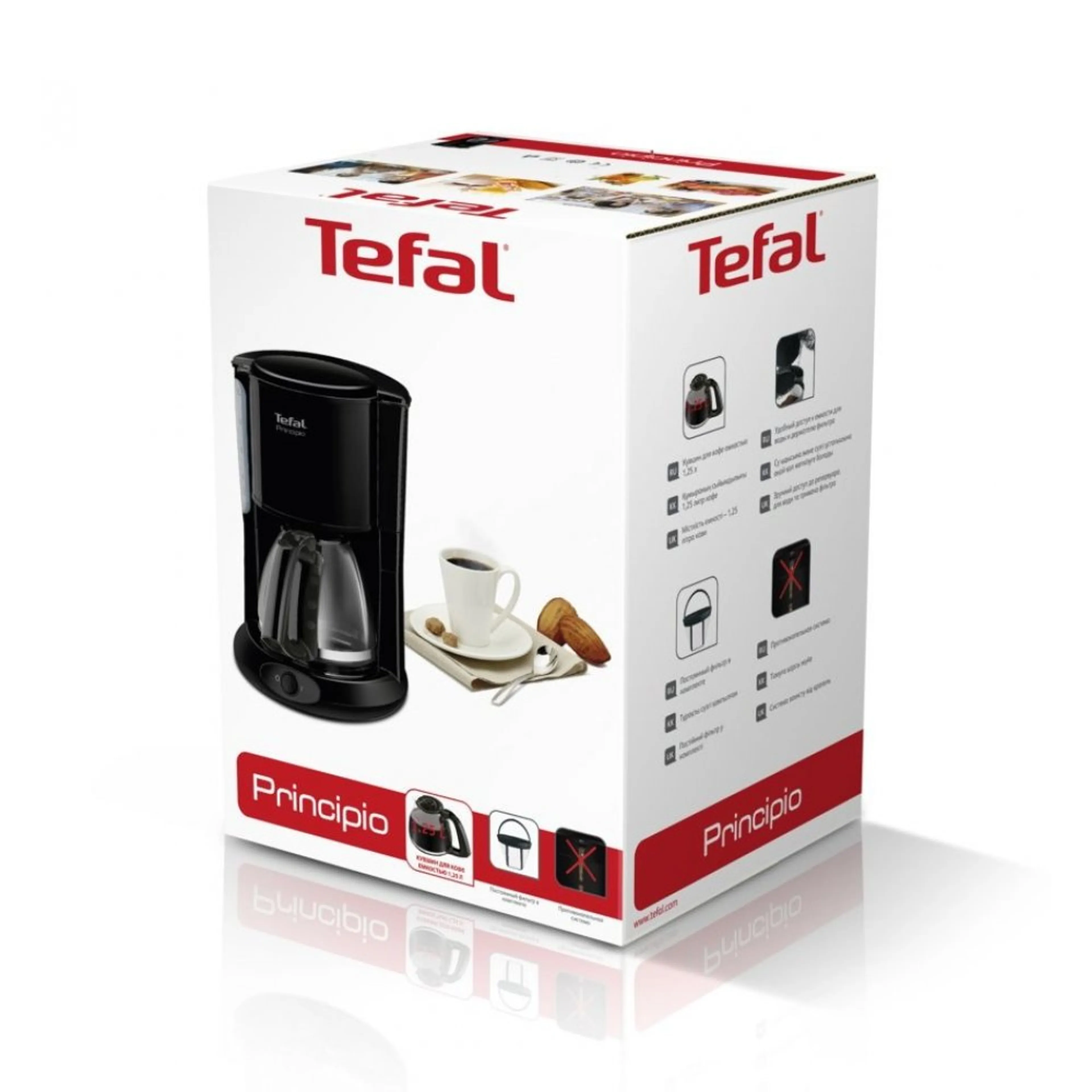 Кофеварка капельная Tefal Principio CM261838