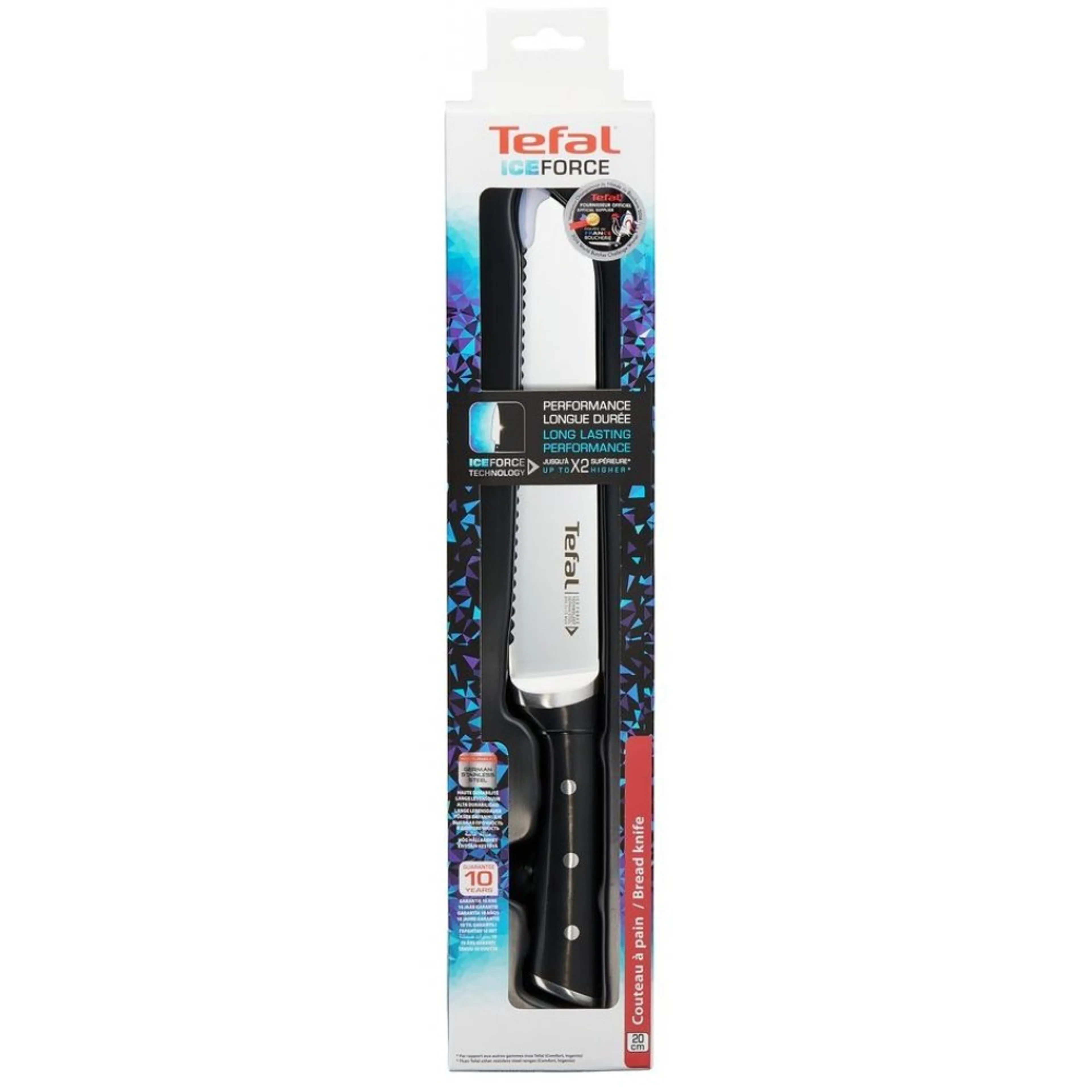 Нож для хлеба Tefal Ice Force K2320414