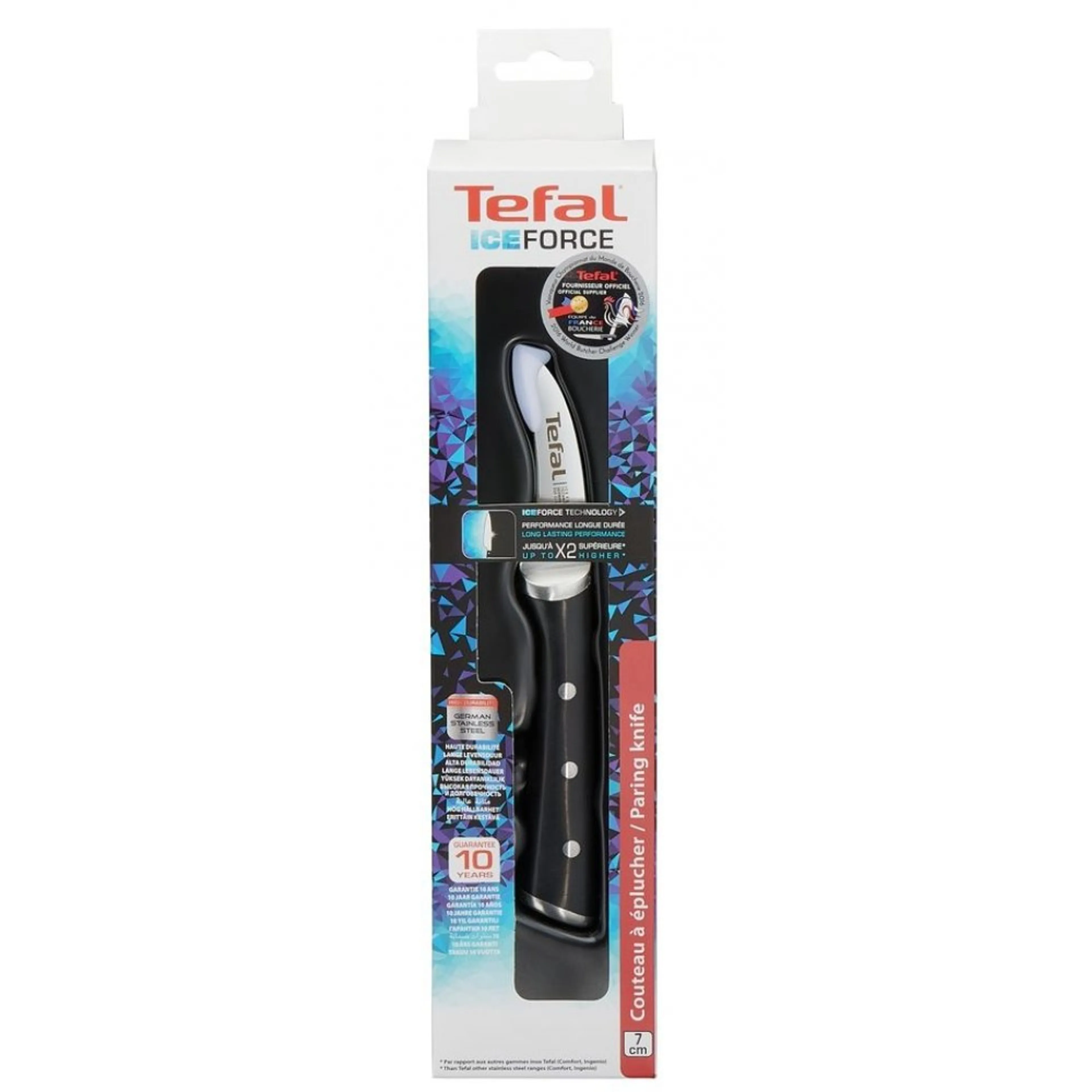 Нож для чистки овощей и фруктов Tefal Ice Force K2321214  