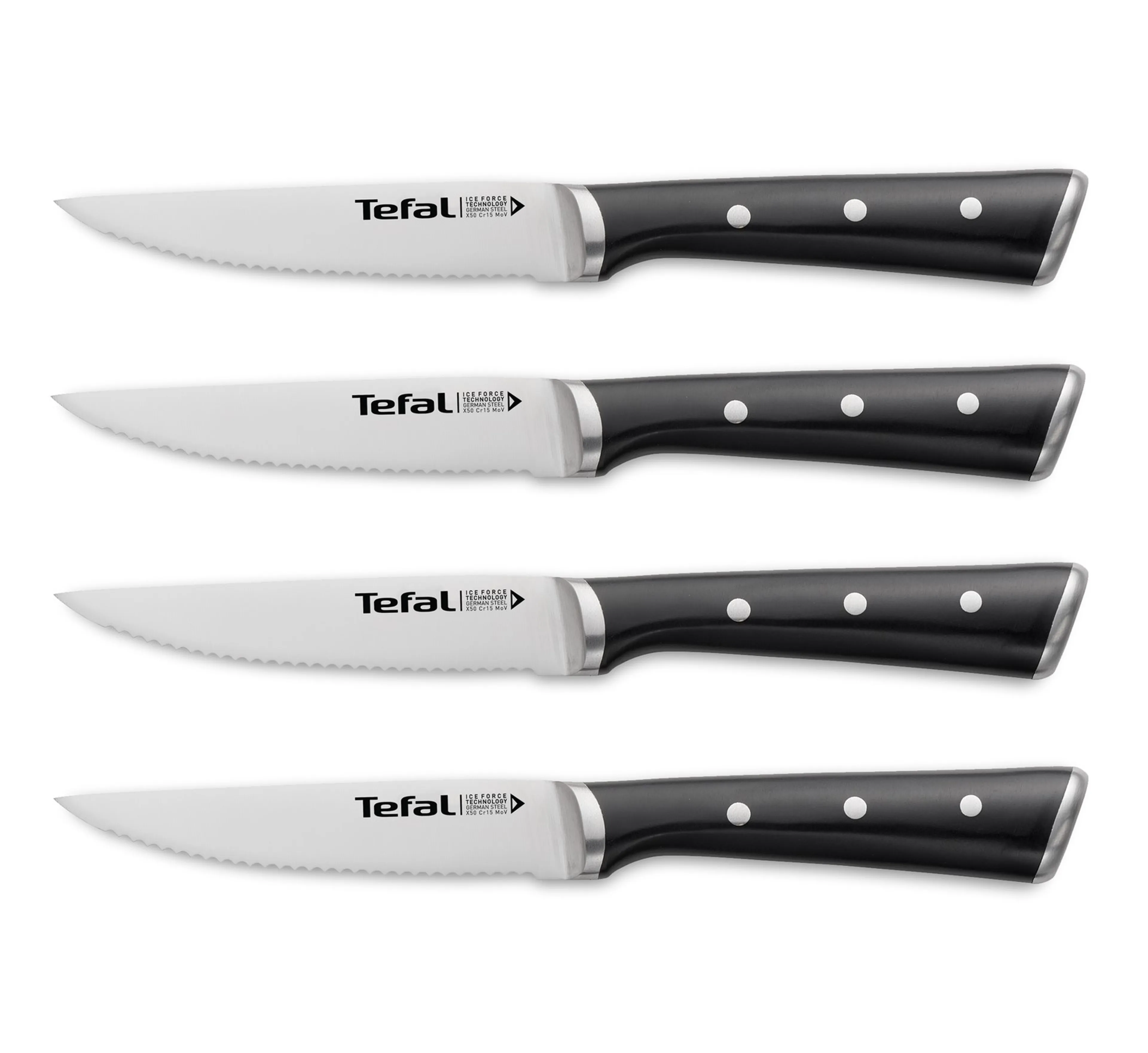Набор из 4 ножей для стейка Tefal Ice Force K232S414 фото