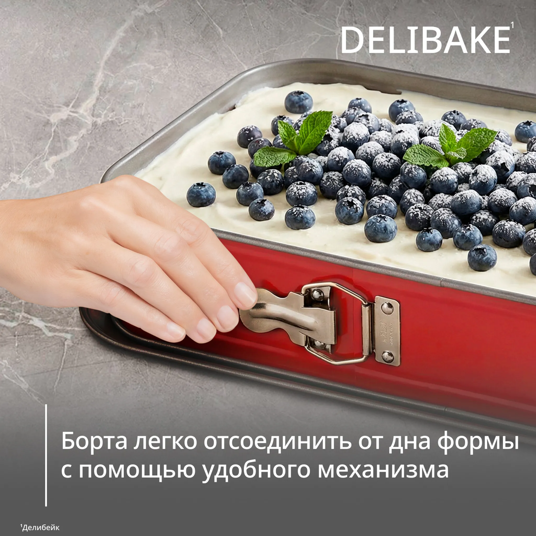 Спрингформа прямоугольная 36 х 24 см Tefal Delibake J1640574