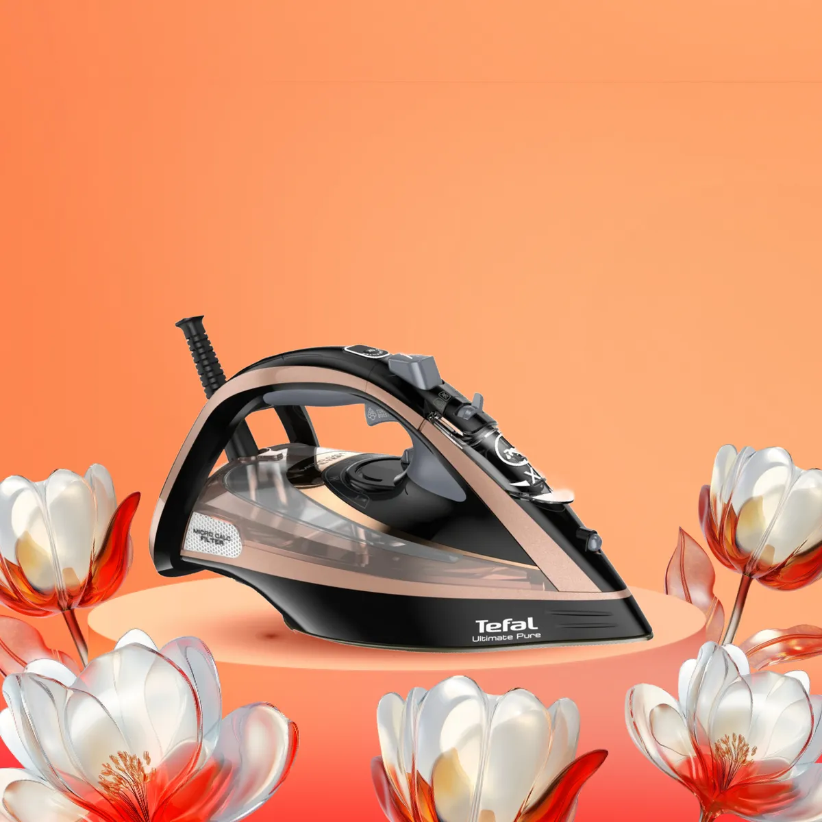 Утюг Tefal Ultimate Pure FV9867E0, цена 17999.00 руб. в интернет ...