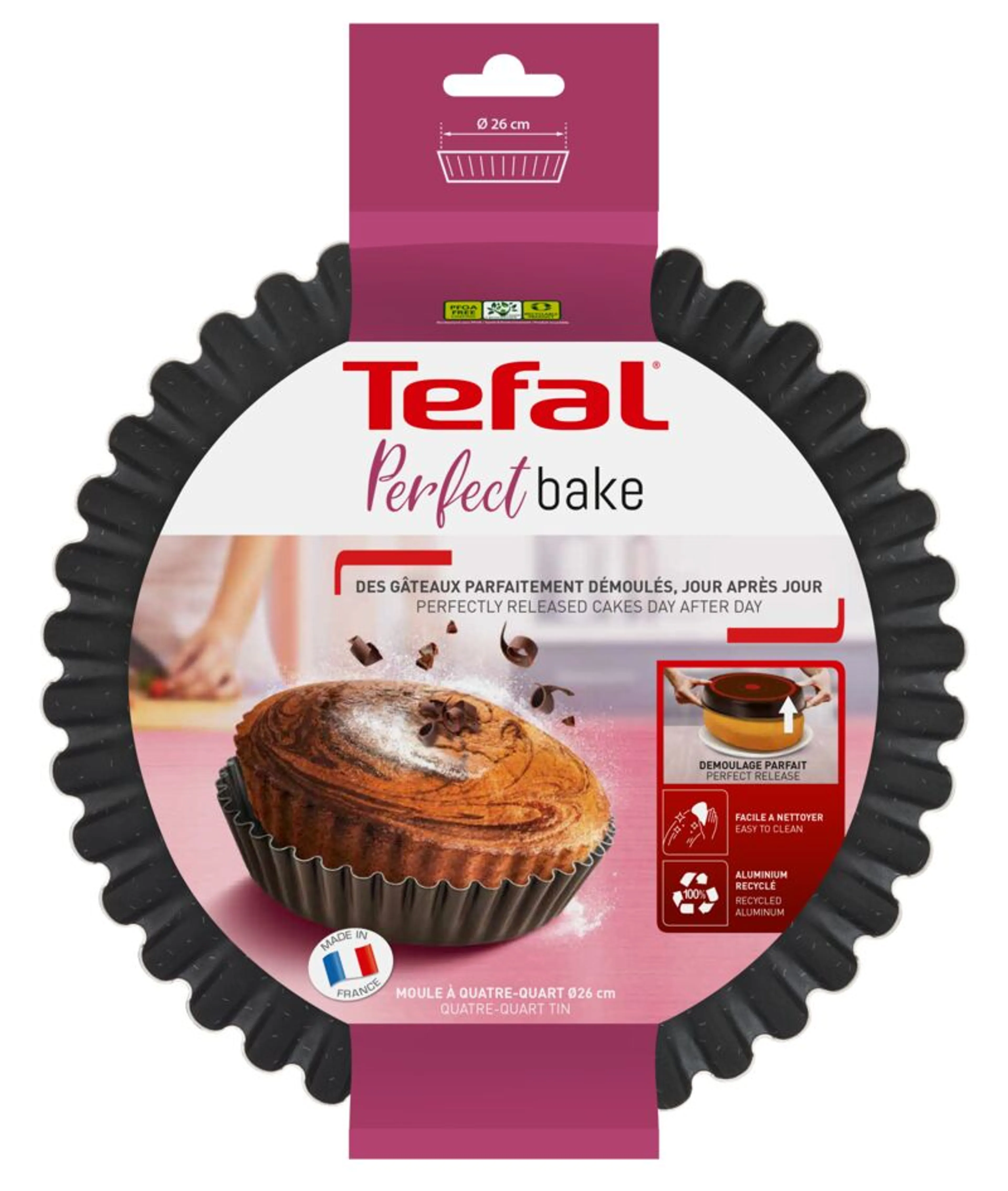 Форма для выпечки 26 см Tefal Perfectbake J5548502