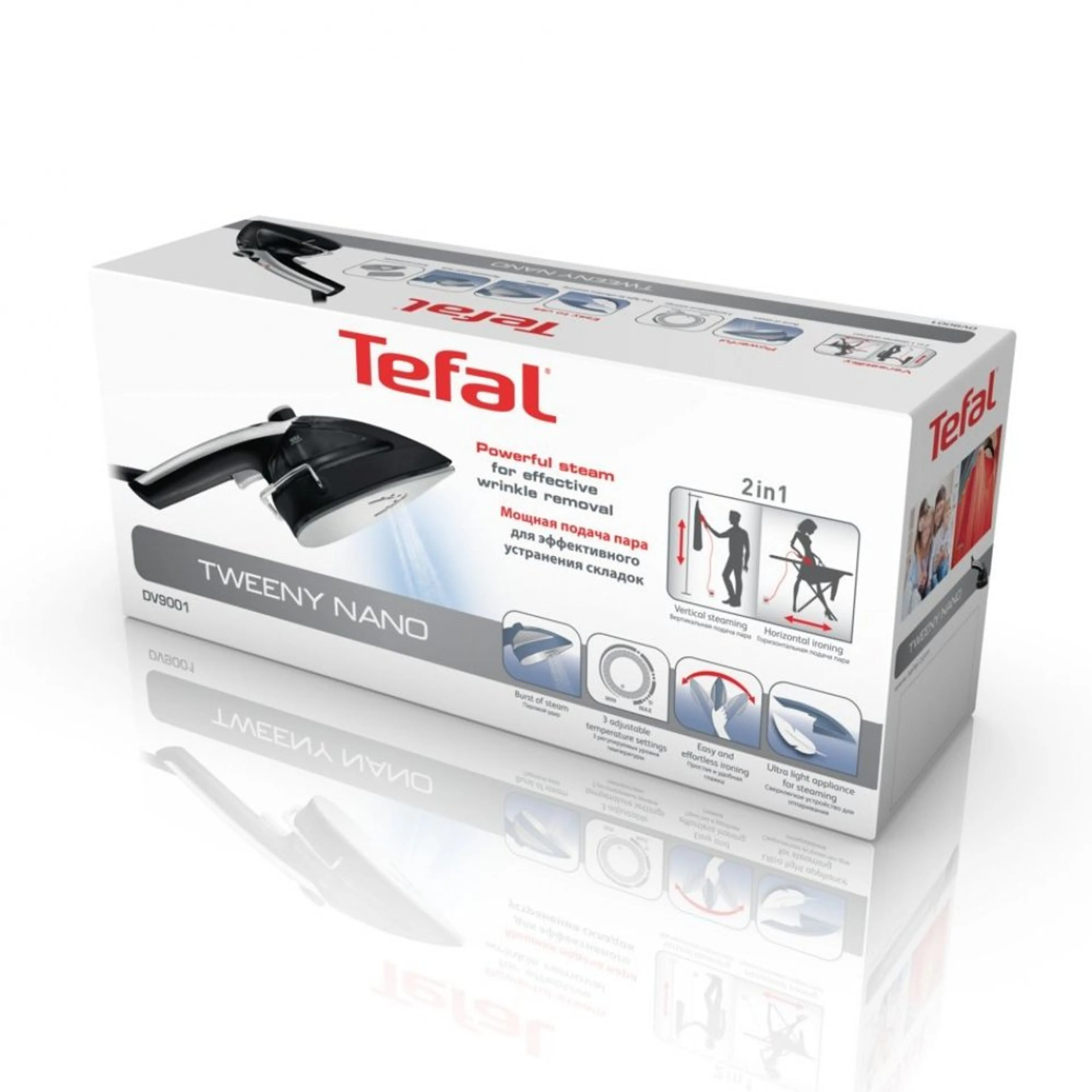 Ручной отпариватель Tefal Tweeny Nano DV9001E0