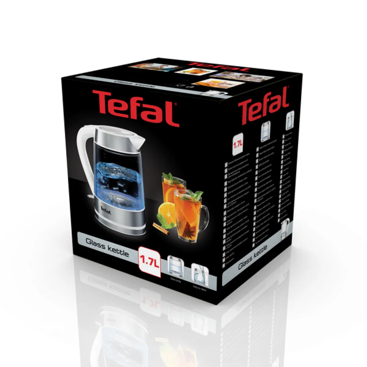 Электрический чайник Tefal Glass Kettle KI730132