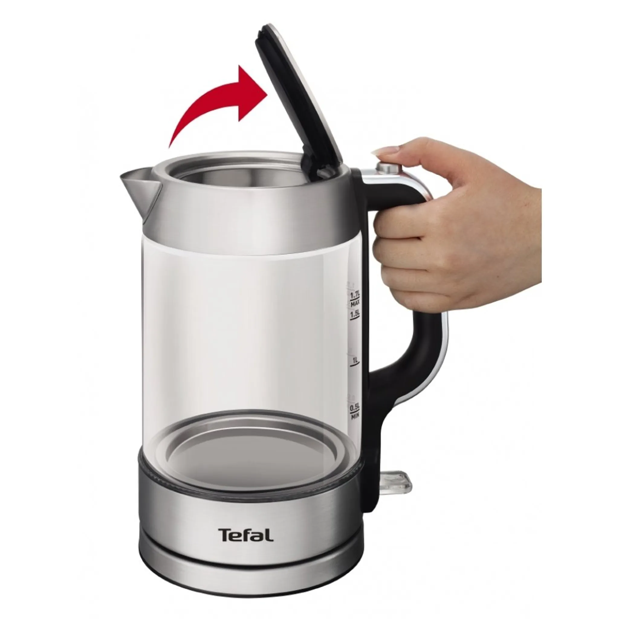 Электрический чайник Tefal Glass Kettle KI770D30