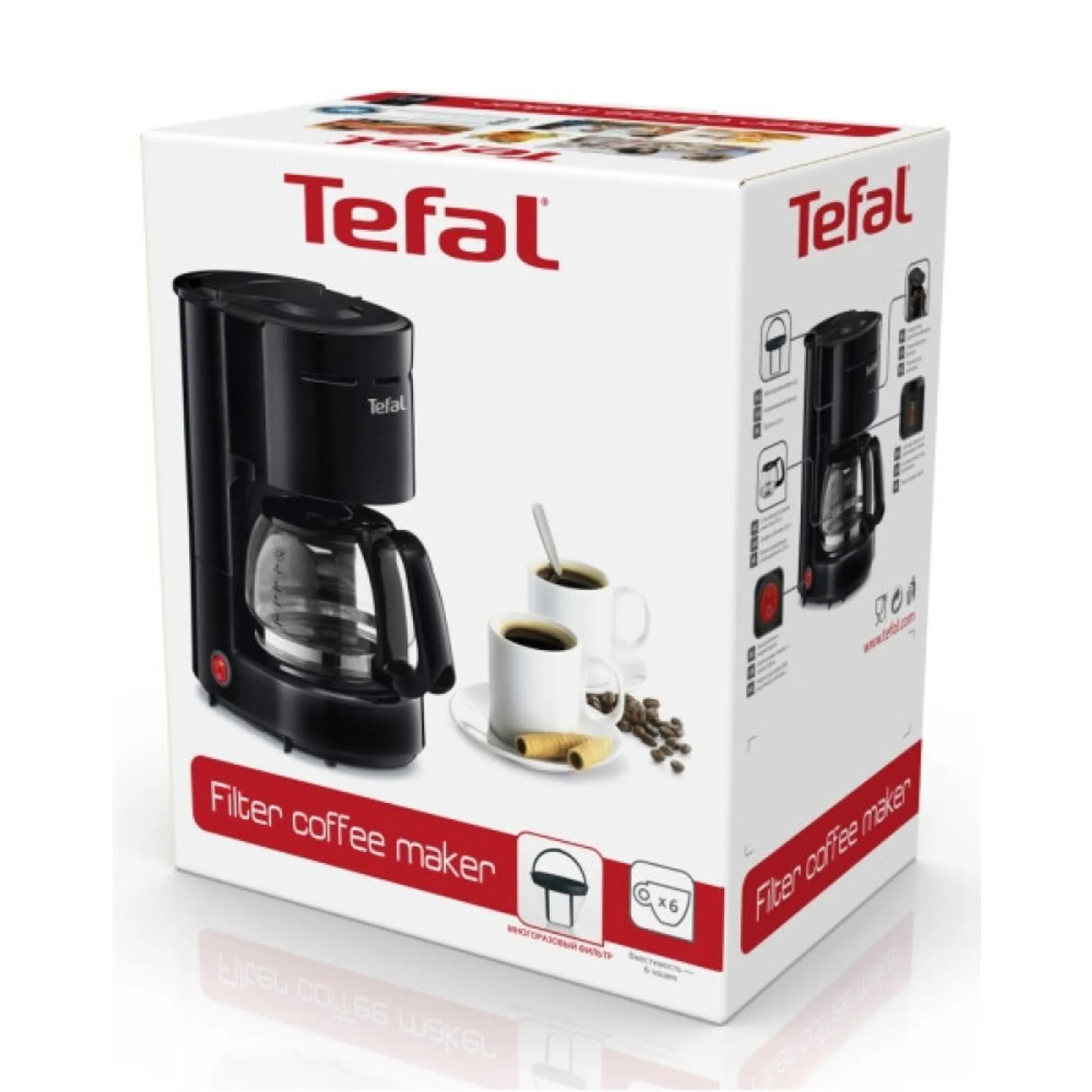 Капельная кофеварка Tefal CM321832