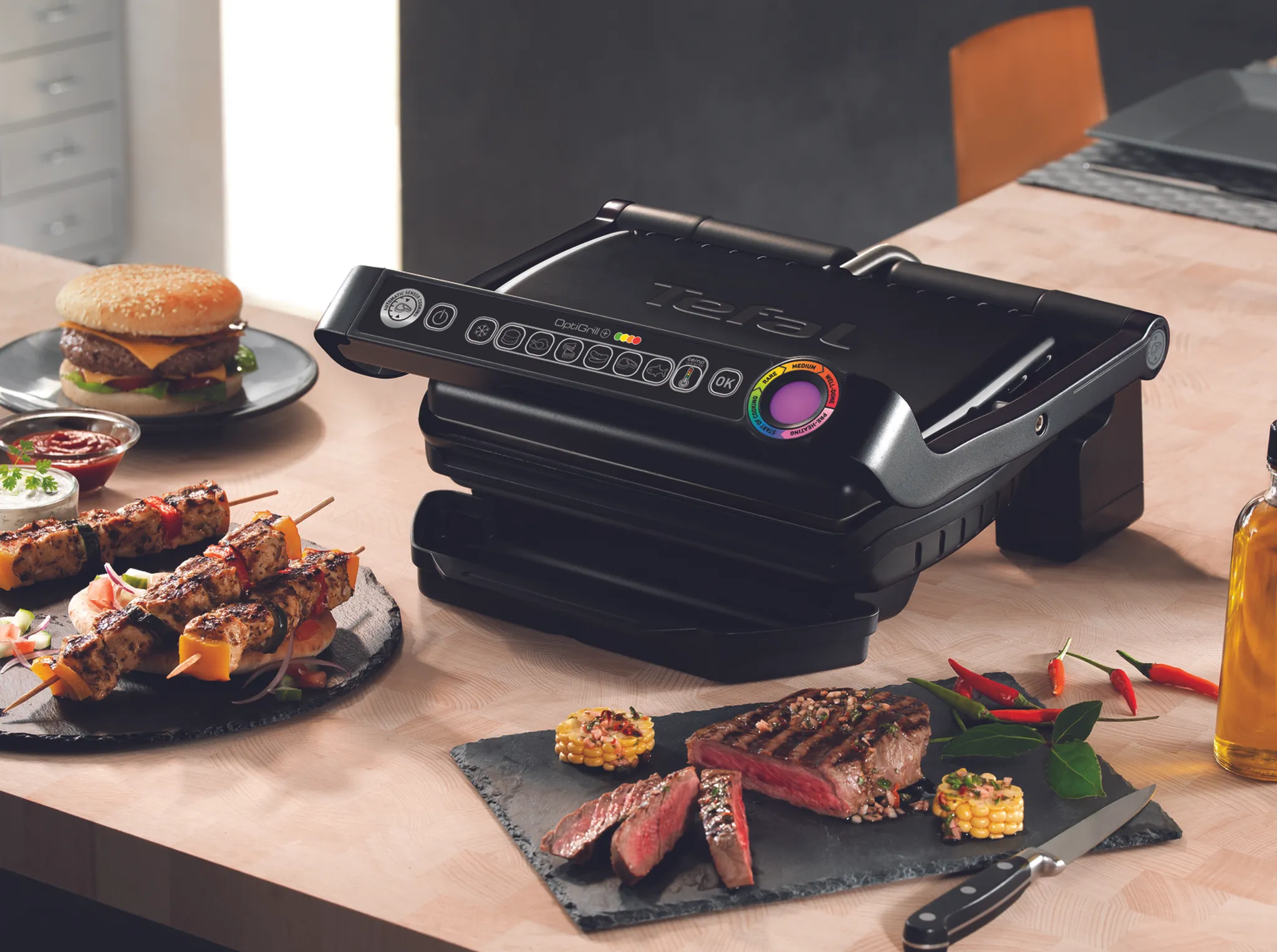 Умный Электрогриль Tefal Optigrill+ GC712834
