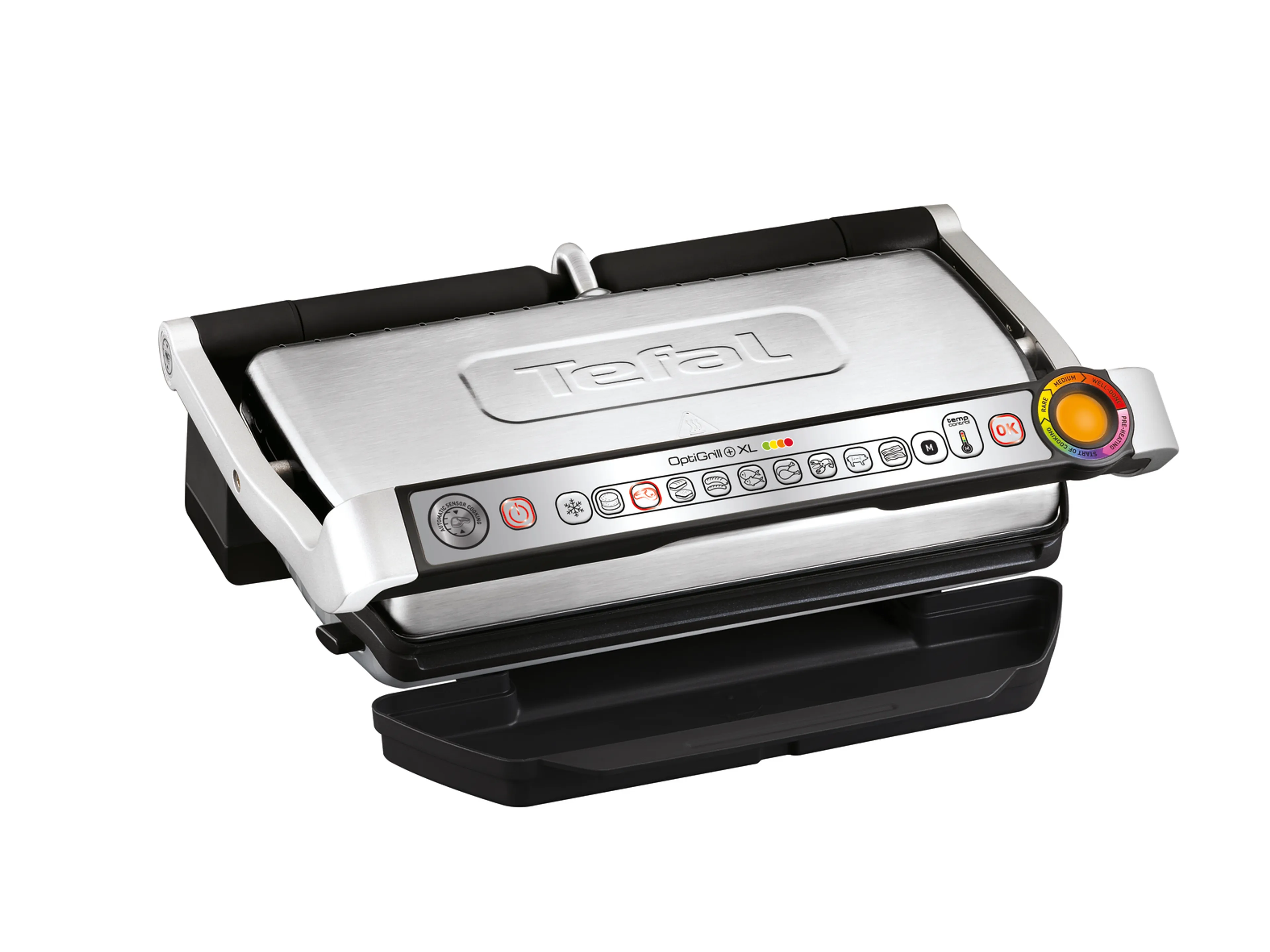 Умный электрогриль Tefal Optigrill + XL GC724D12 c насадкой для запекания