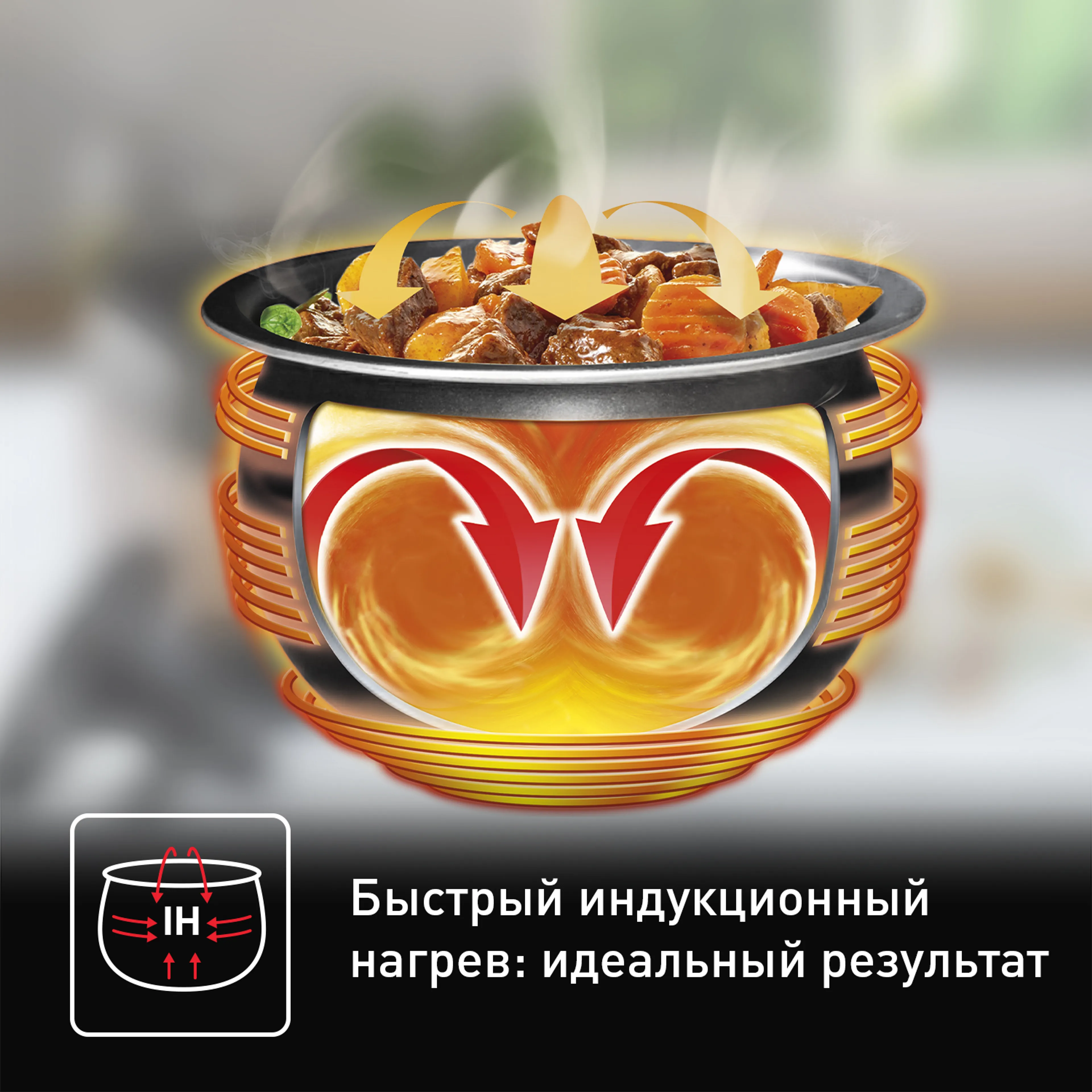 Мультиварка с индукционным нагревом Tefal RK807D32 купить в официальном магазине