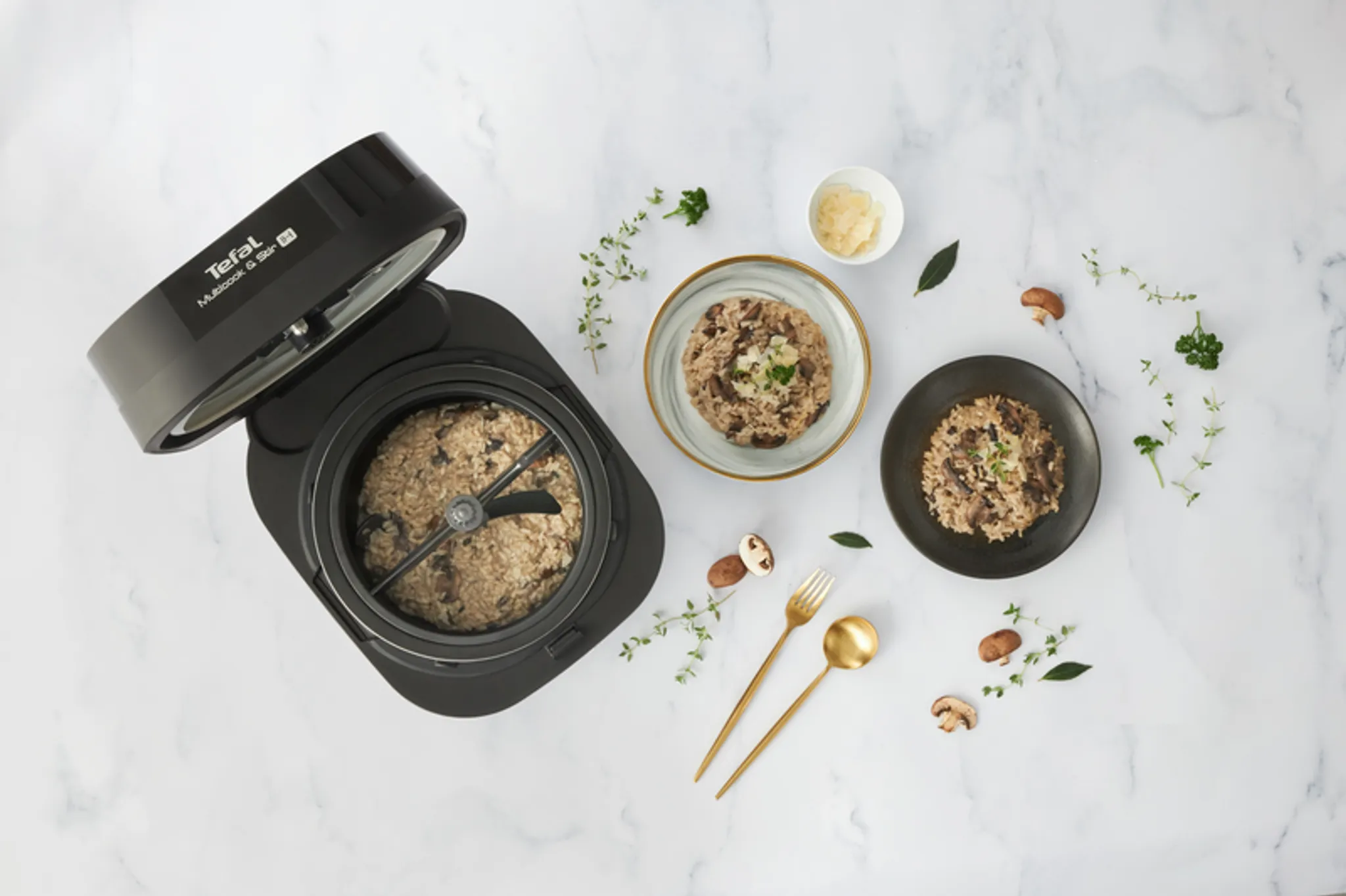 Мультиварка с автоперемешиванием и индукционным нагревом Tefal RK905A32