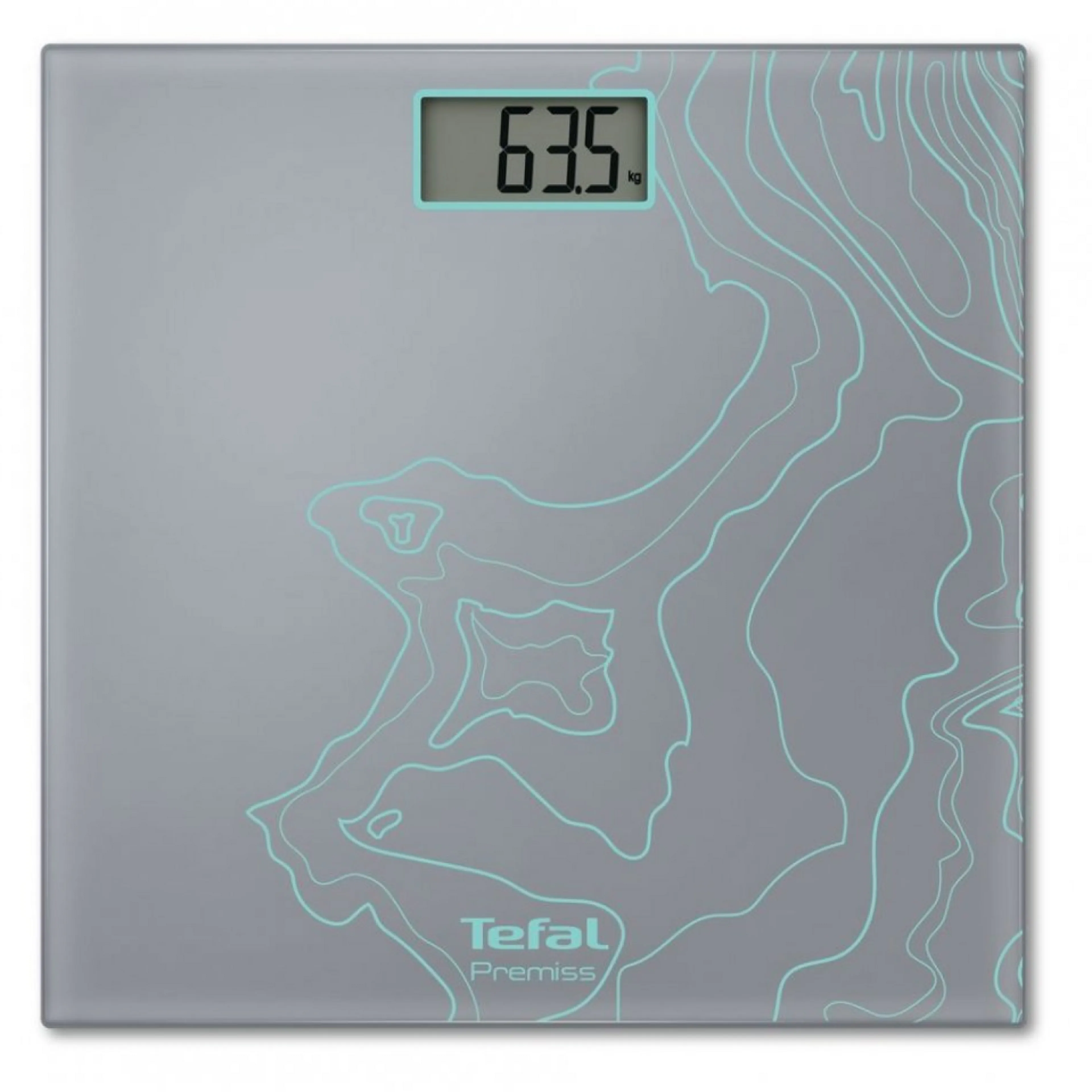 Напольные весы Tefal Premiss Maps Silver PP1075V0 фото