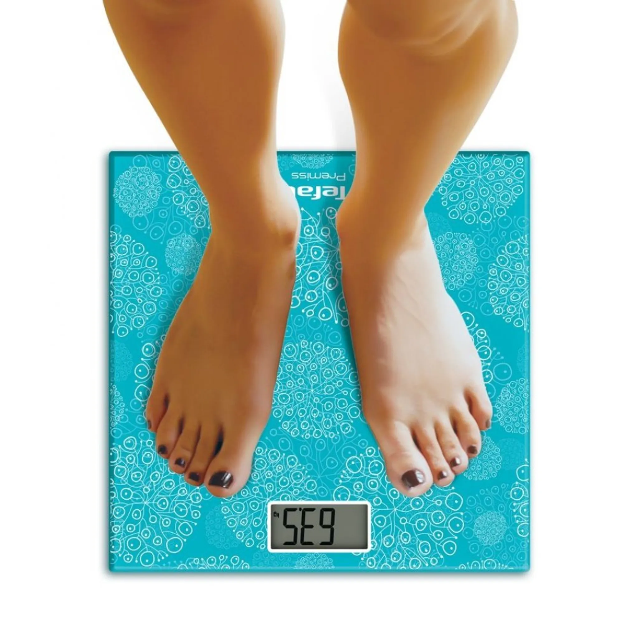 Напольные весы Tefal Premiss Peacock Blue PP1077V0 купить в официальном магазине