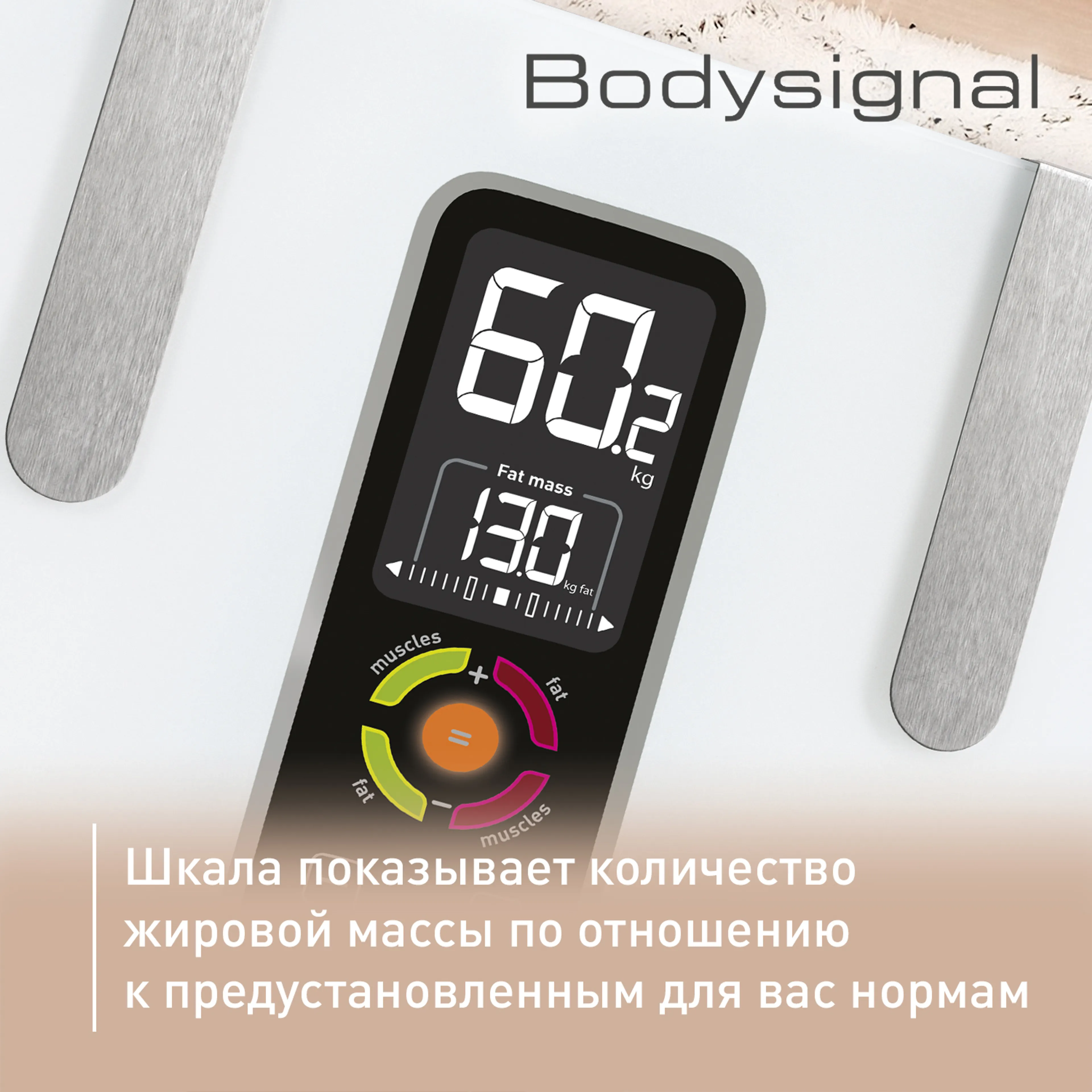 Напольные весы Tefal Bodysignal BM7100S6