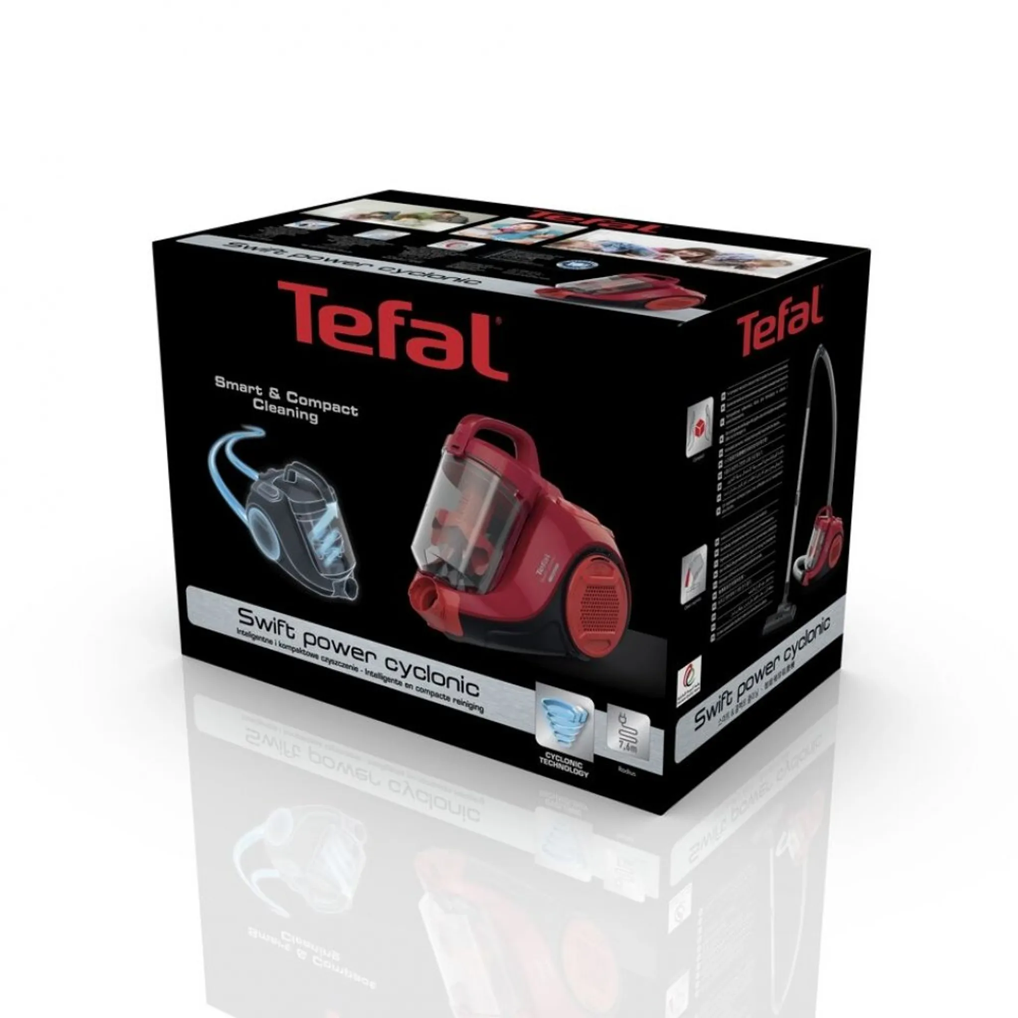 Пылесос с контейнером Tefal Swift Power Cyclonic TW2913EA