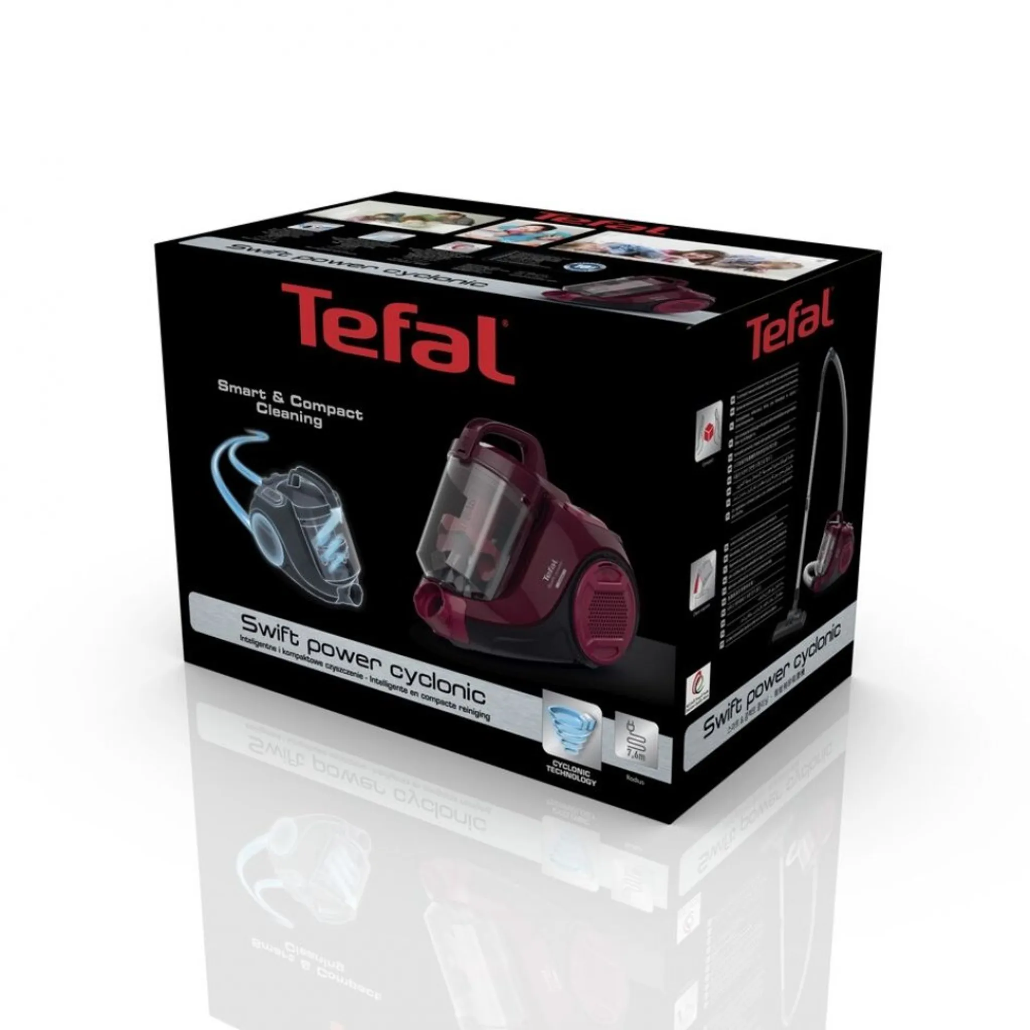Пылесос с контейнером Tefal Swift Power Cyclonic Facelift TW2943EA