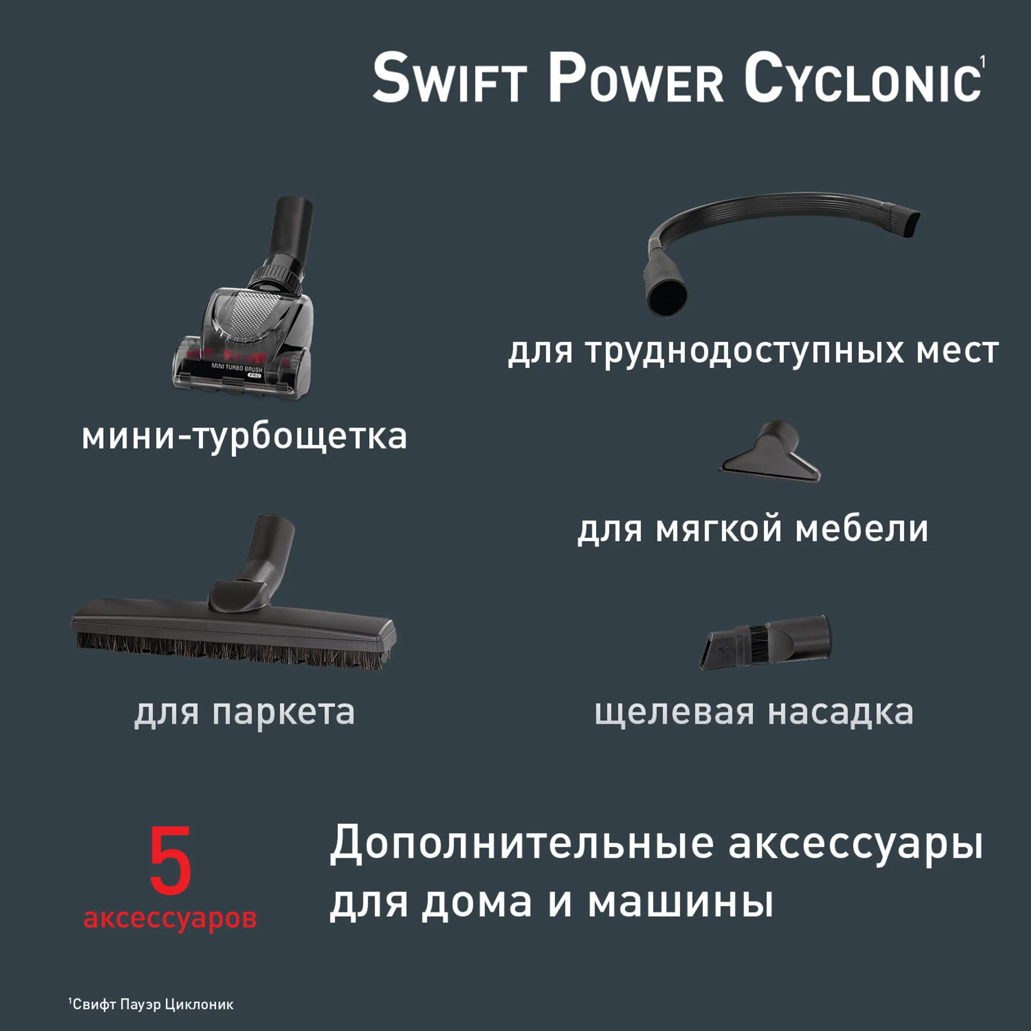 Пылесос с контейнером Tefal Swift Power Cyclonic TW2971EA