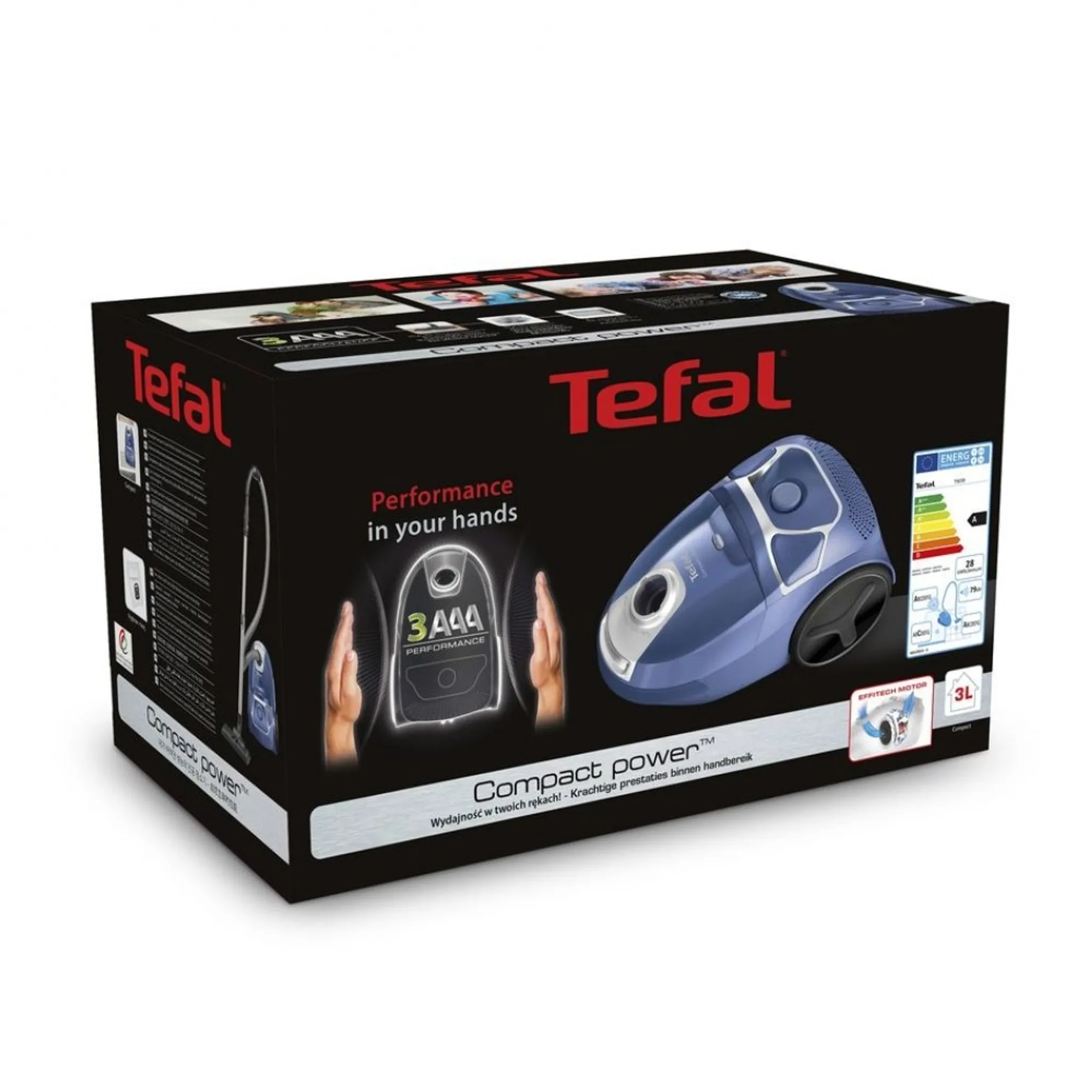Пылесос с пылесборником Tefal Compact Power TW3931EA