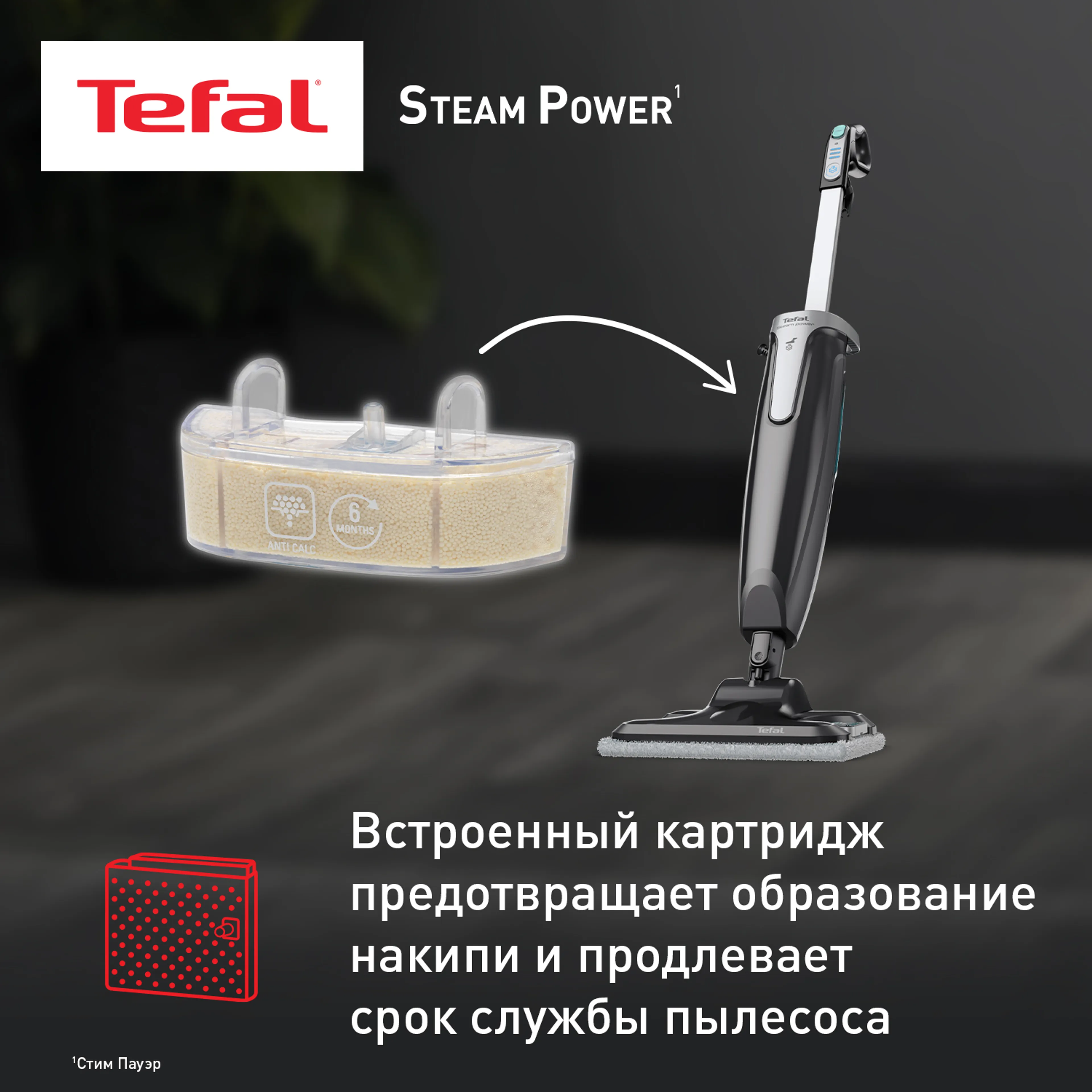 Пароочиститель Tefal Steam Power VP6555RH