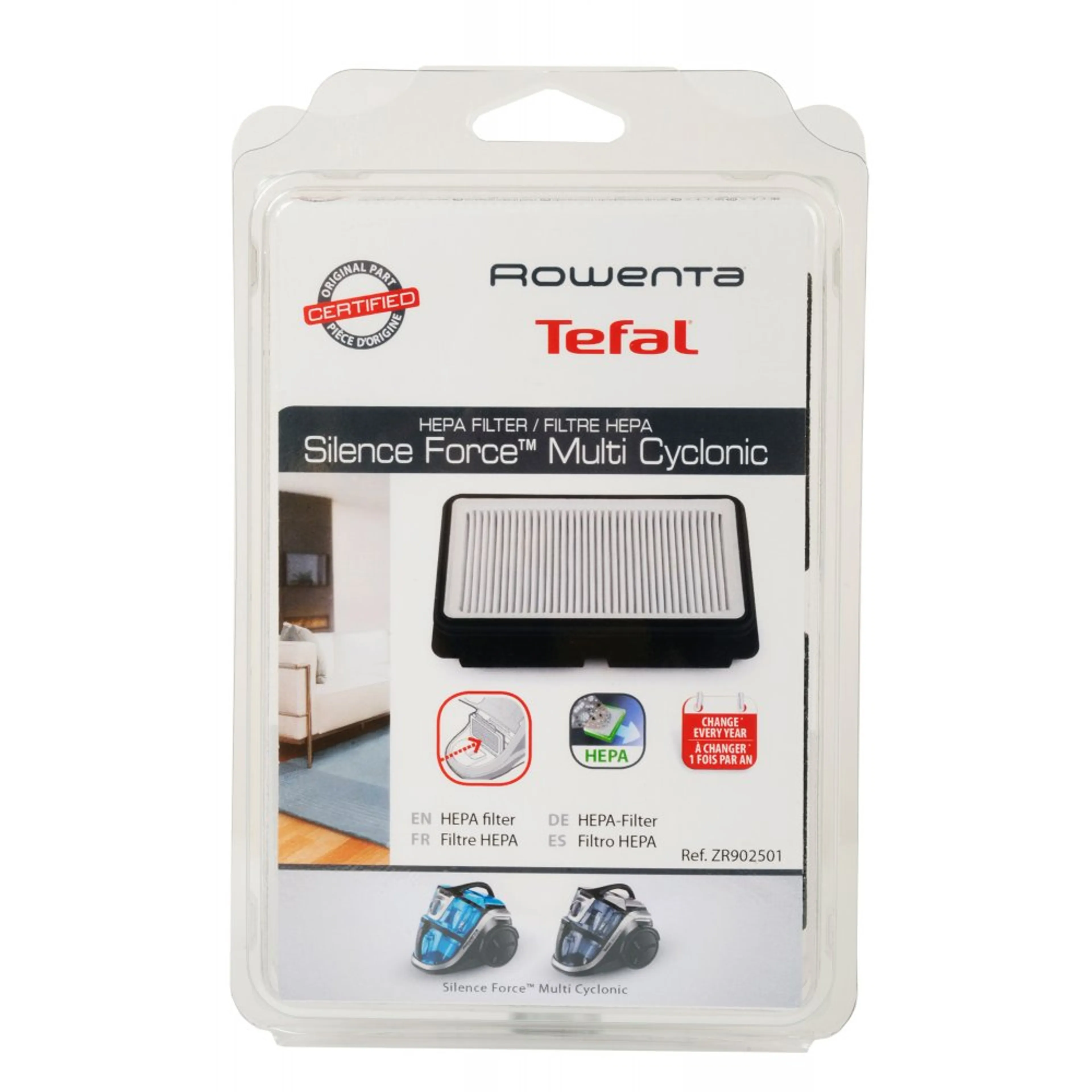 цена на Высокоэффективный фильтр Tefal HEPA ZR902501