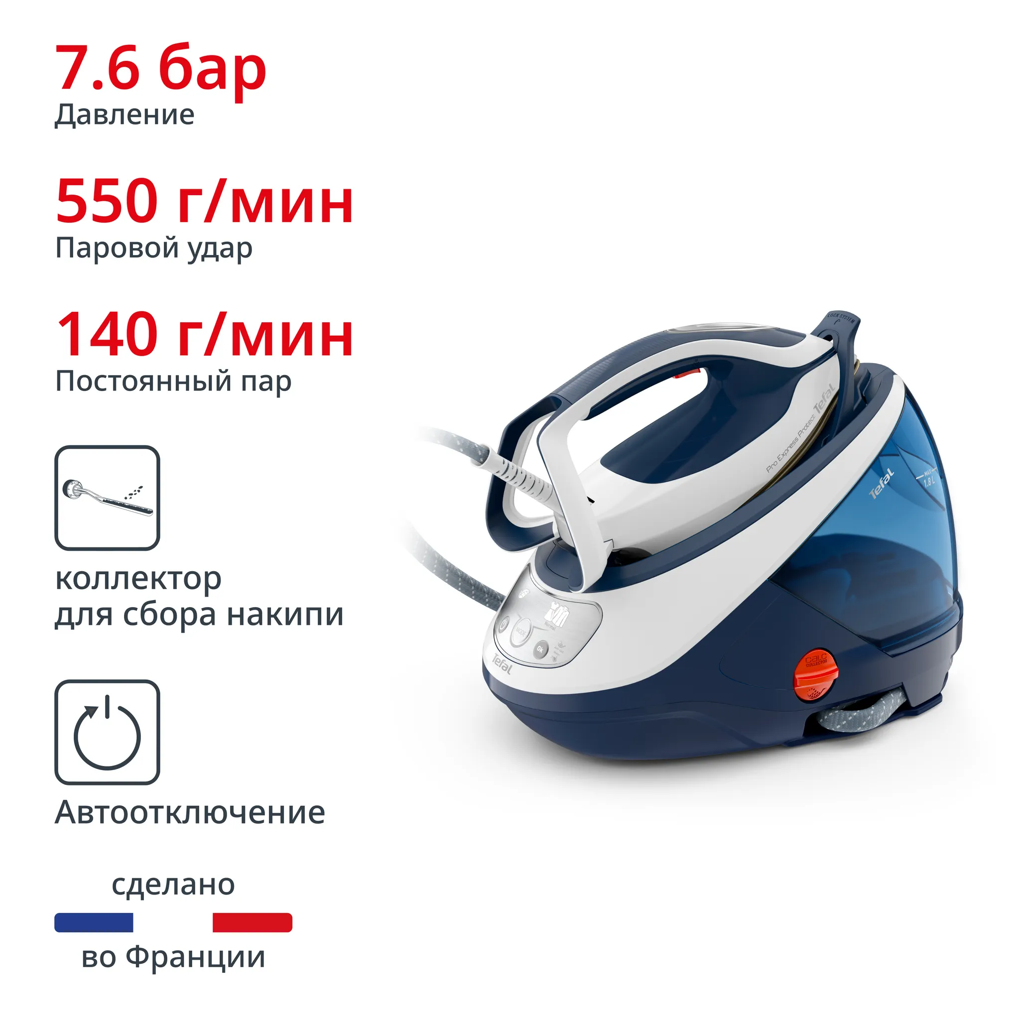 Парогенератор Tefal Pro Express Protect GV9221E0 фото