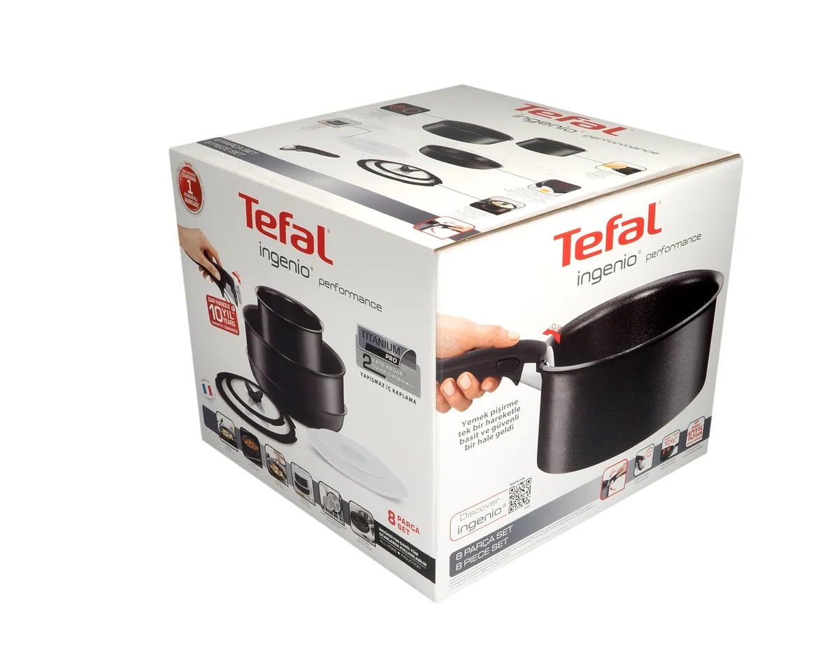 Набор посуды Tefal Ingenio Perfomance 8 предмета 20/26/26см L6549372