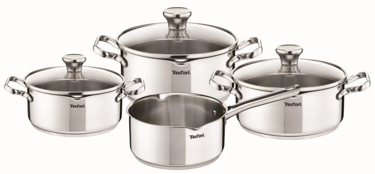 Набор посуды Tefal Duetto 1,3/1,3/2,7/4,7л 16/16/20/24см A705A835 фото
