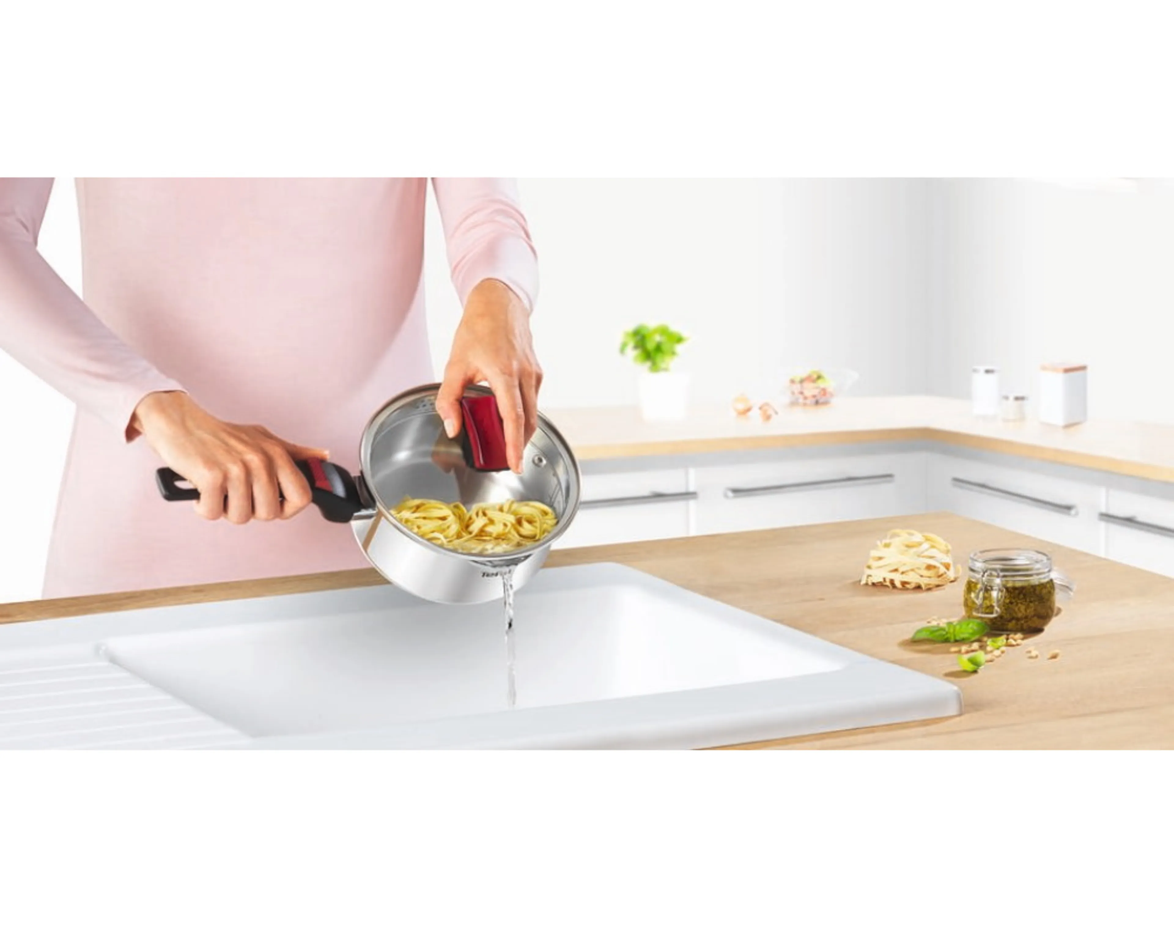 Ковш с крышкой Tefal Cook&Clip 1.5 л 16 см G7232274