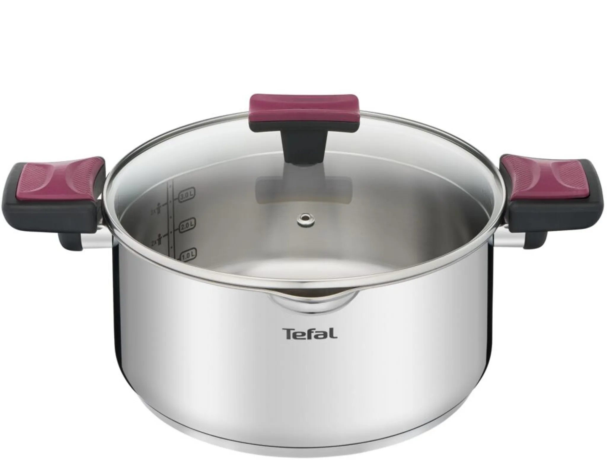 Кастрюля с крышкой Tefal Cook&Clip 5л 24см G7234674 фото