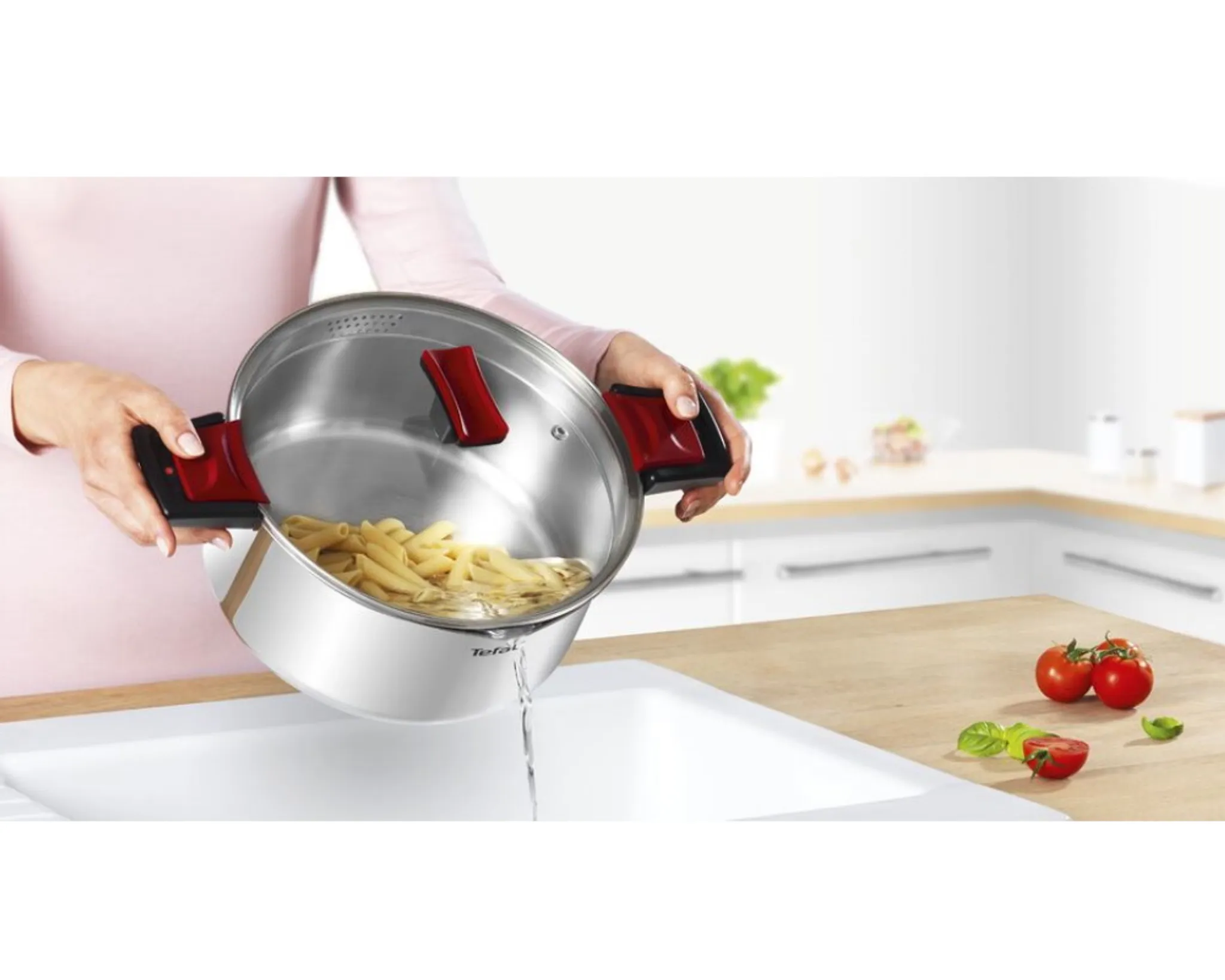 Кастрюля с крышкой Tefal Cook&Clip 5л 24см G7234674