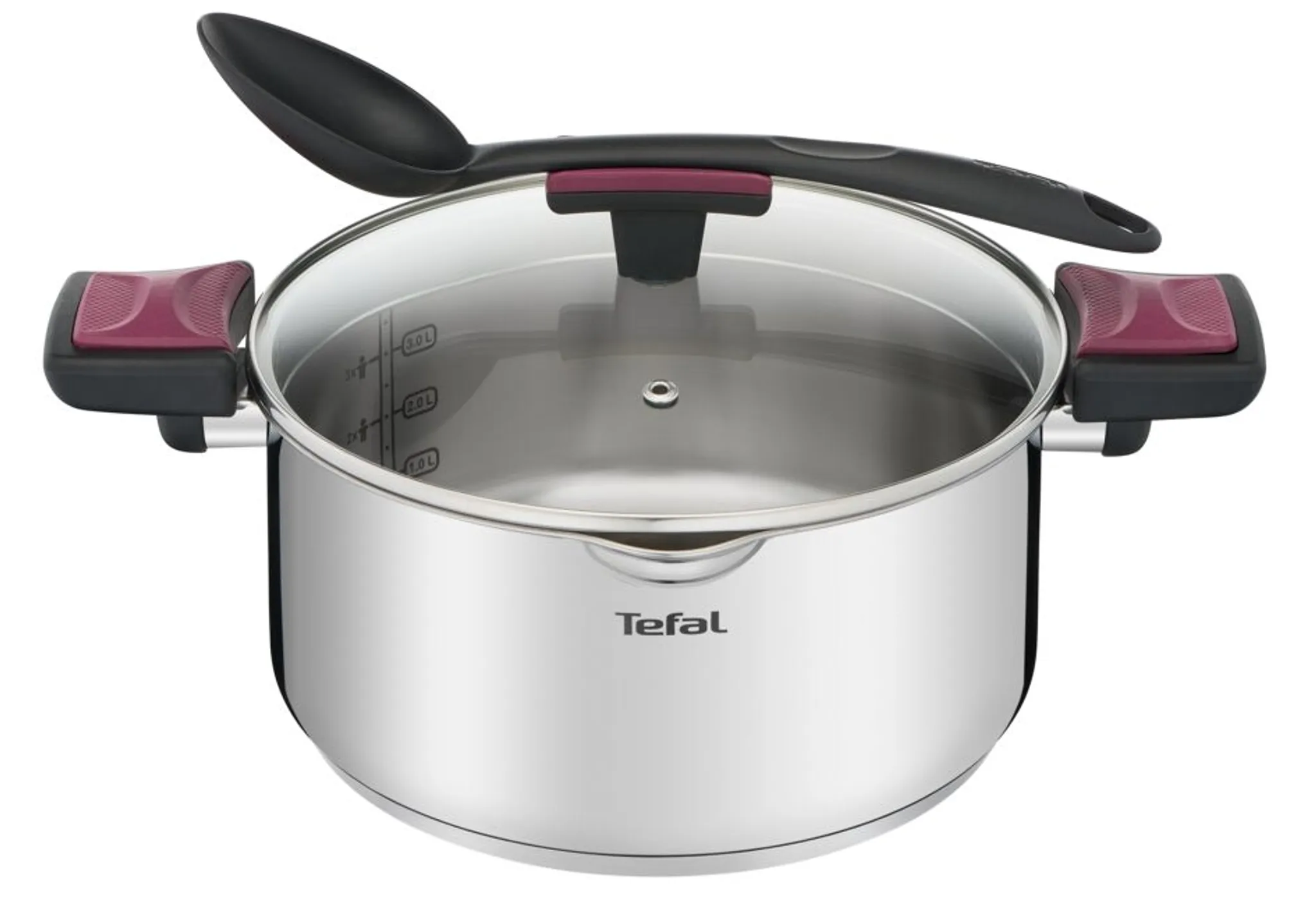 Кастрюля с крышкой Tefal Cook&Clip 5л 24см G7234674