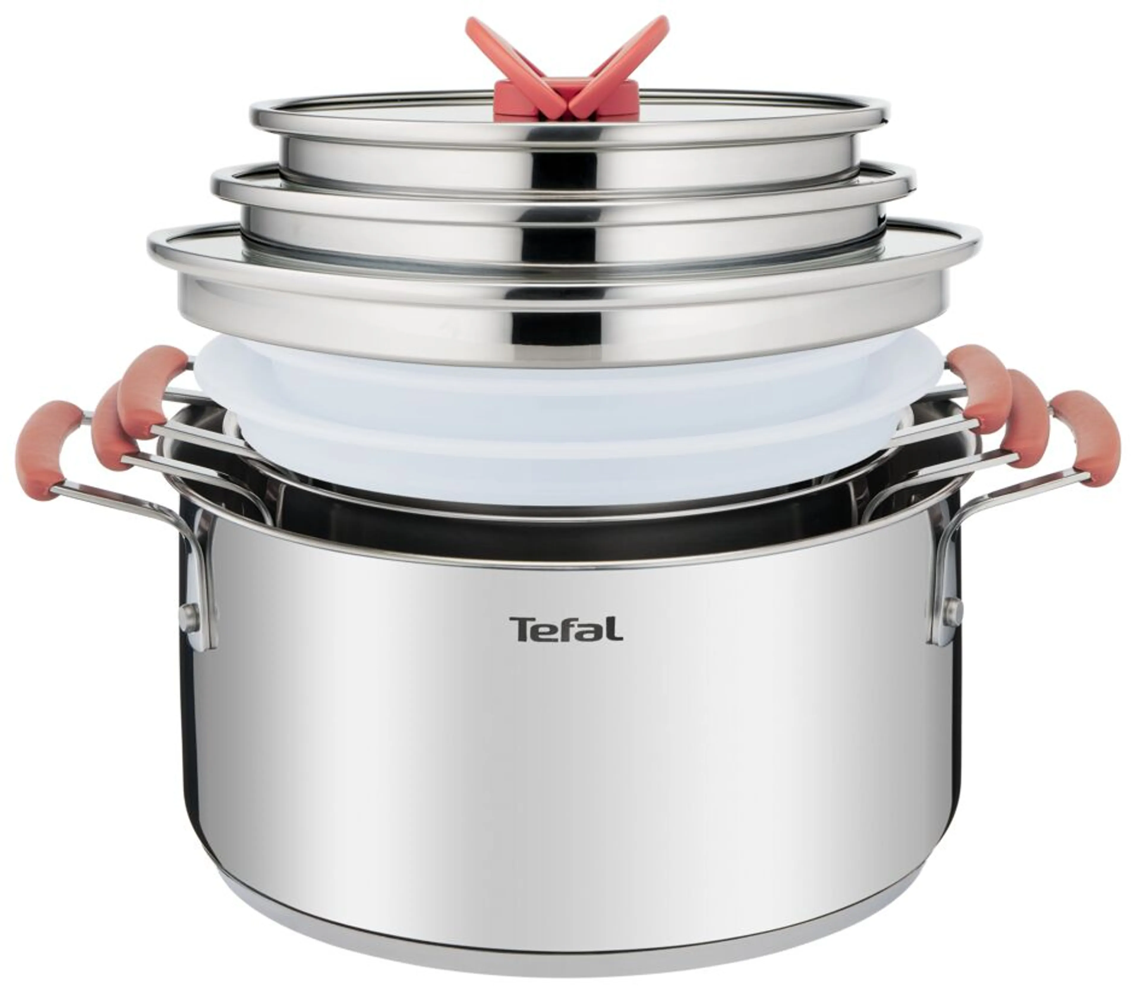 Набор посуды Tefal Opti'Space 13 предметов 2,1/3/5,2л 18/20/24см G720SD74 купить в официальном магазине