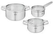 Набор посуды Tefal Nordica 6 предметов 1,4/2,9/5л 16/20/24см H852S325