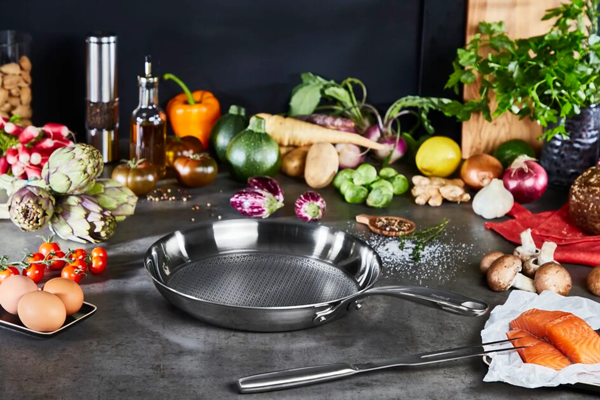 Сковорода Tefal Eternal Mesh Frypan 24 см E4970434