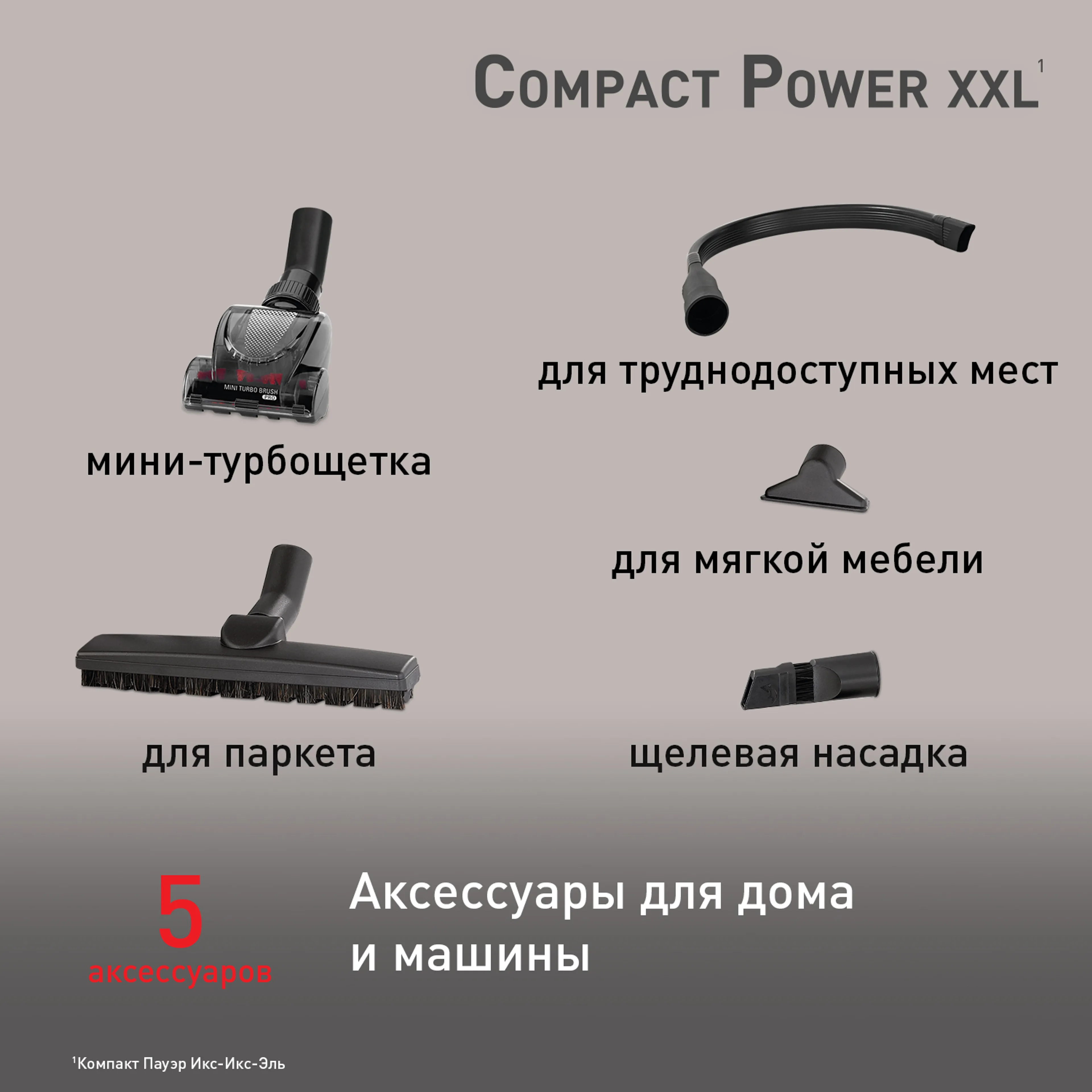 Пылесос с контейнером Tefal Compact Power XXL   TW4886EA