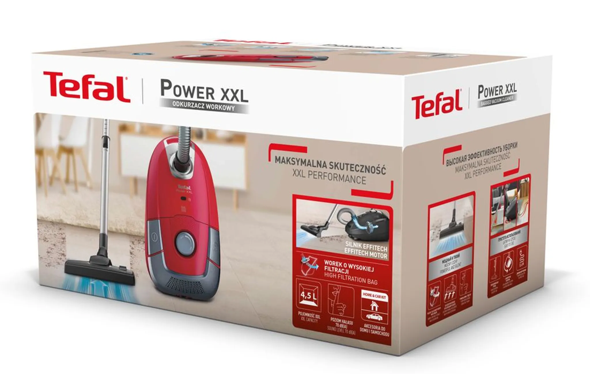 Пылесос с пылесборником Tefal Power XXL Silence TW3153EA
