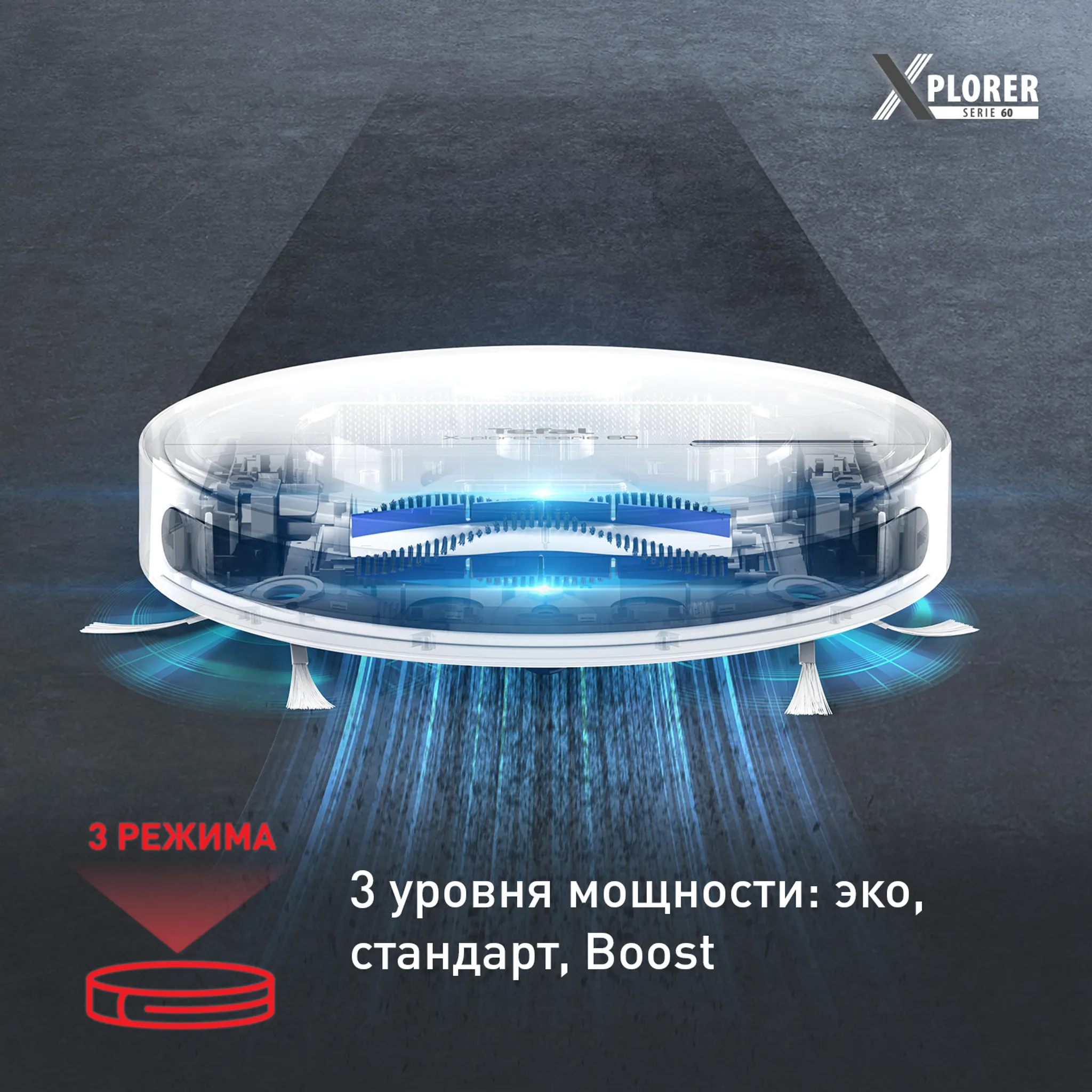 Робот-пылесос Tefal X-plorer Serie 60 RG7447WH